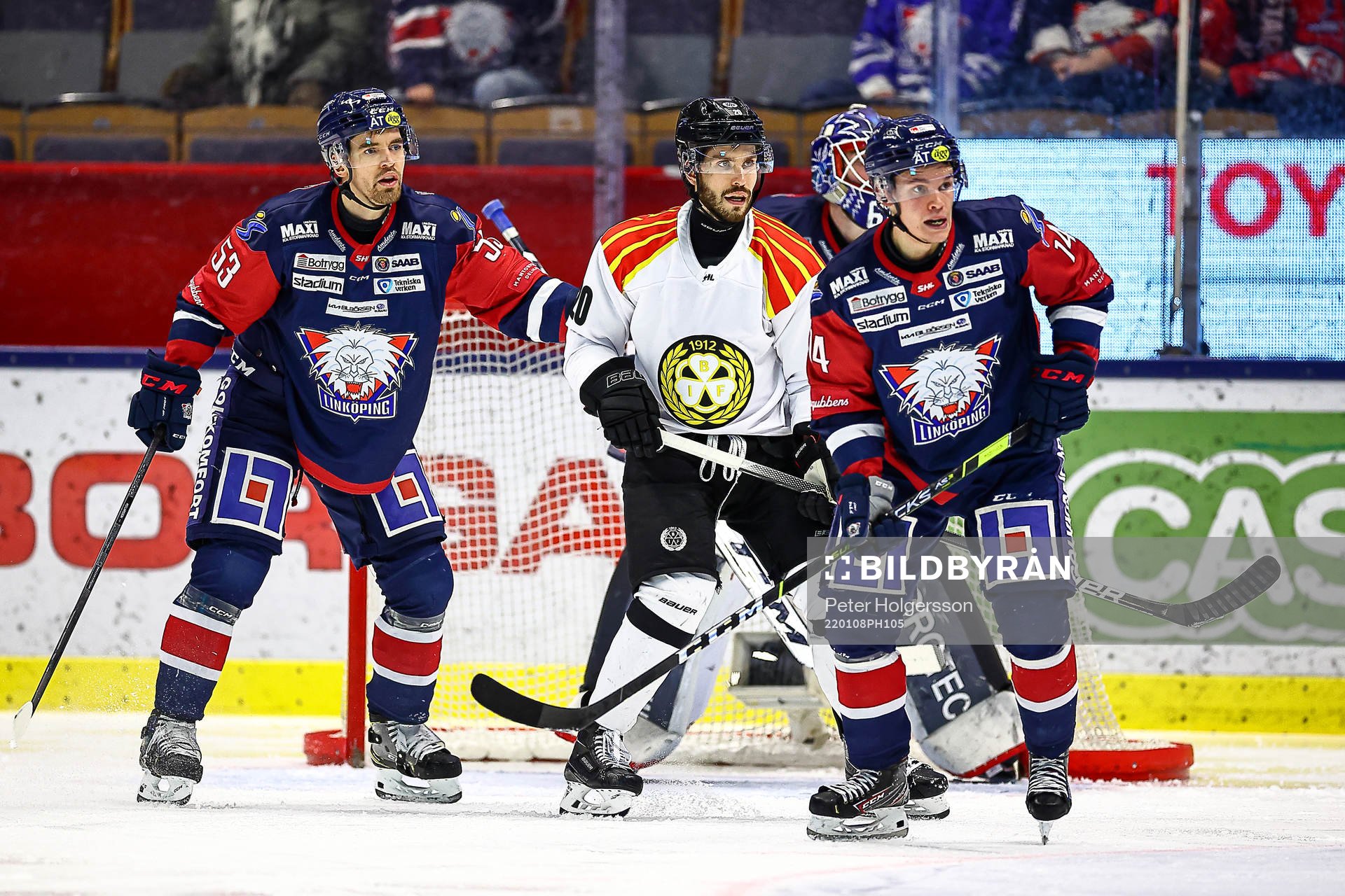 Linköpings Eddie Larsson, Brynäs Oula Palve och