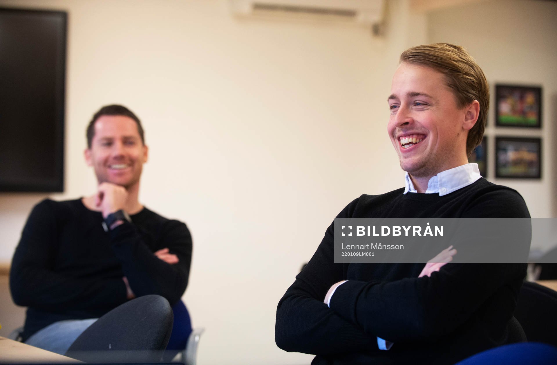 IFK Hässleholms nyförvärv Robin Strömberg och en nöjd