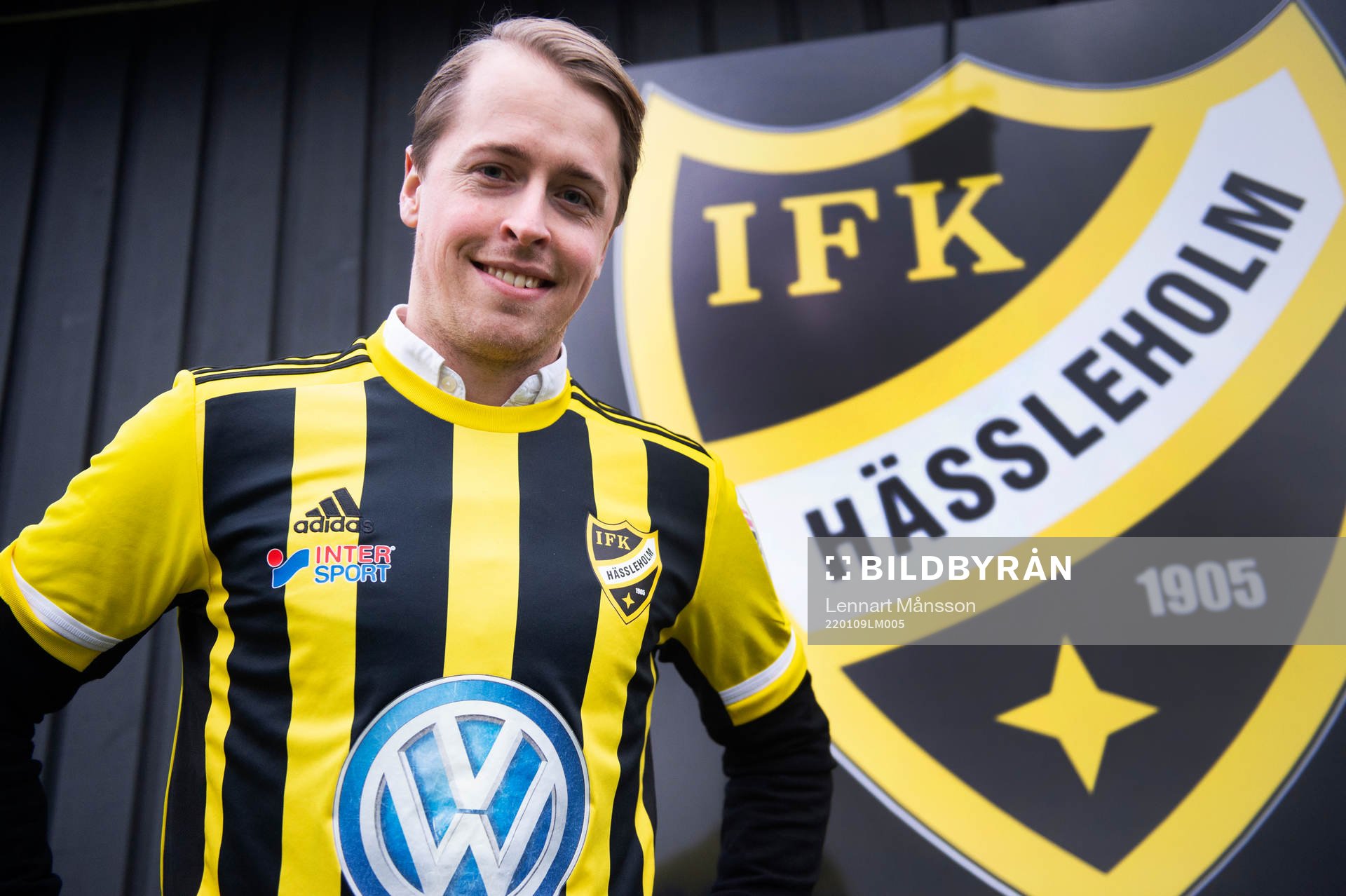 IFK Hässleholms nyförvärv Robin Strömberg i Hässleholm
