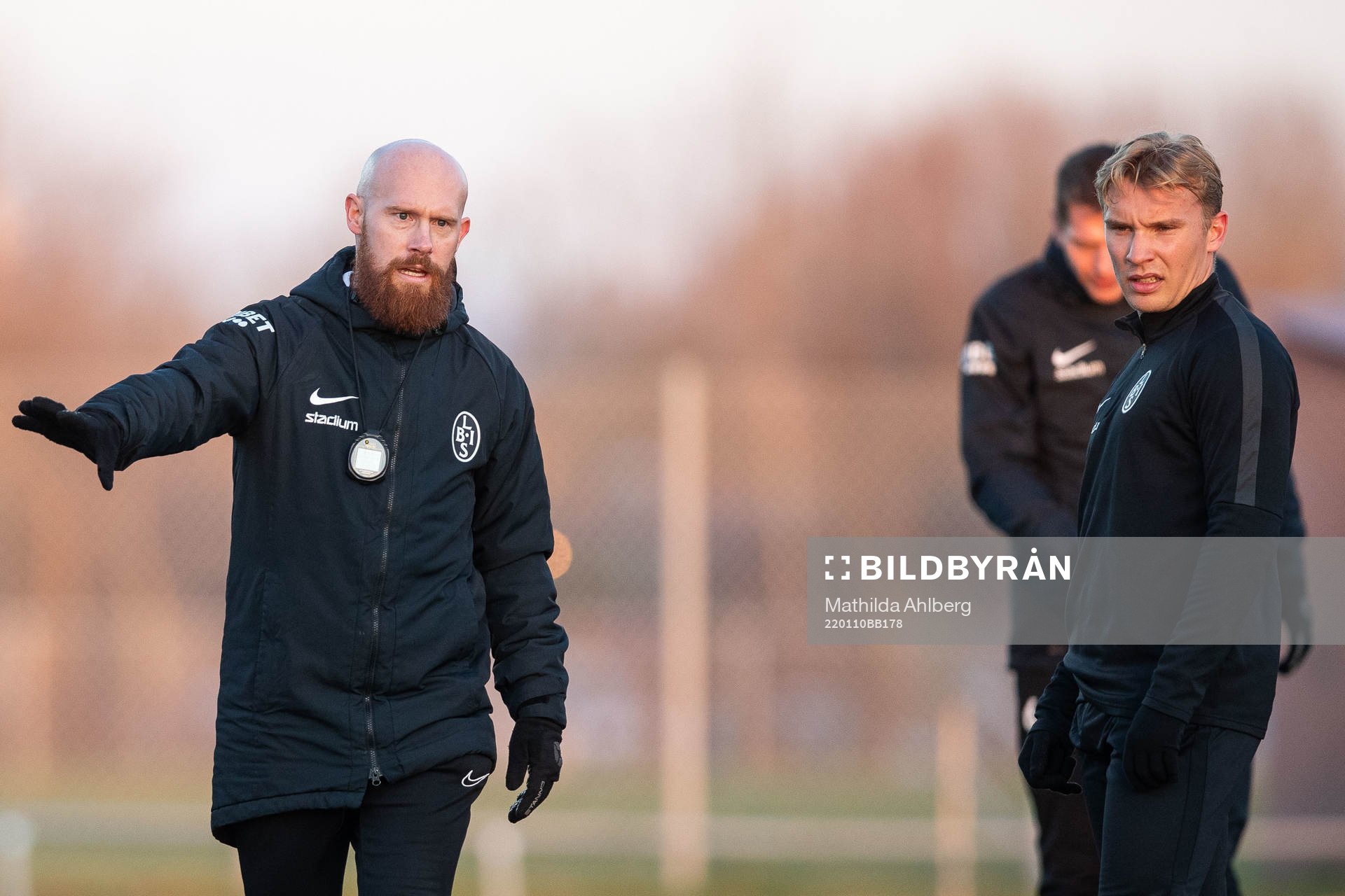 Assisterande tränare Max Mölder och Edvin Dahlqvist