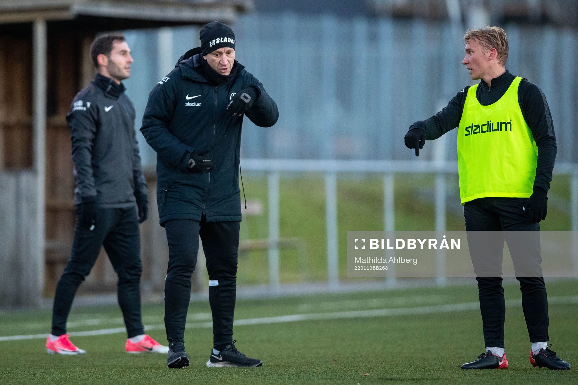 Tränare Billy Magnusson och Edvin Dahlqvist
