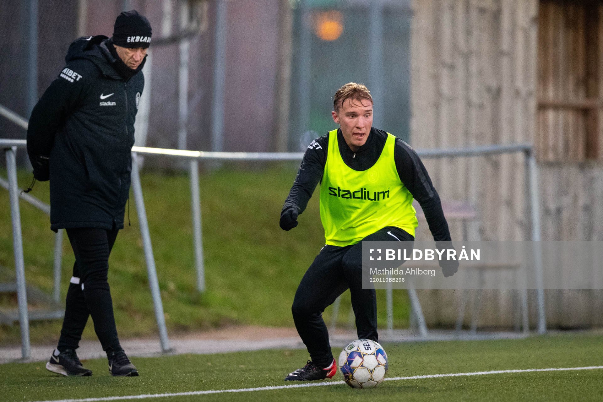 Tränare Billy Magnusson och Edvin Dahlqvist