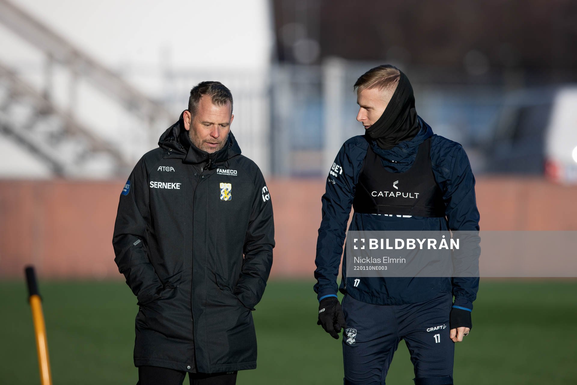 IFK Göteborgs tränare Mikael Stahre och Oscar Wendt
