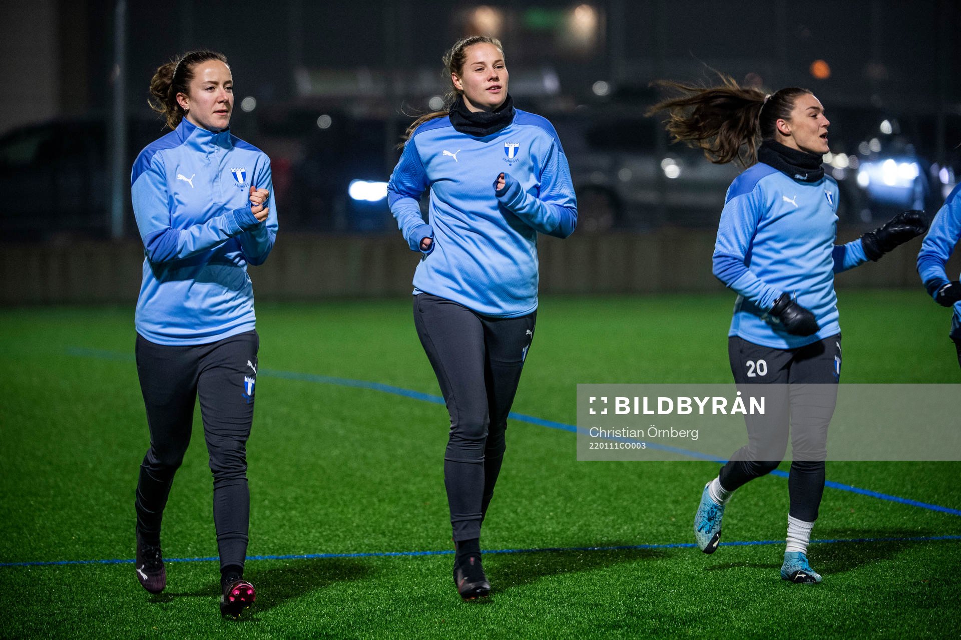 Malmö FFs Anna Plantin, Linnea Svensson och Saga