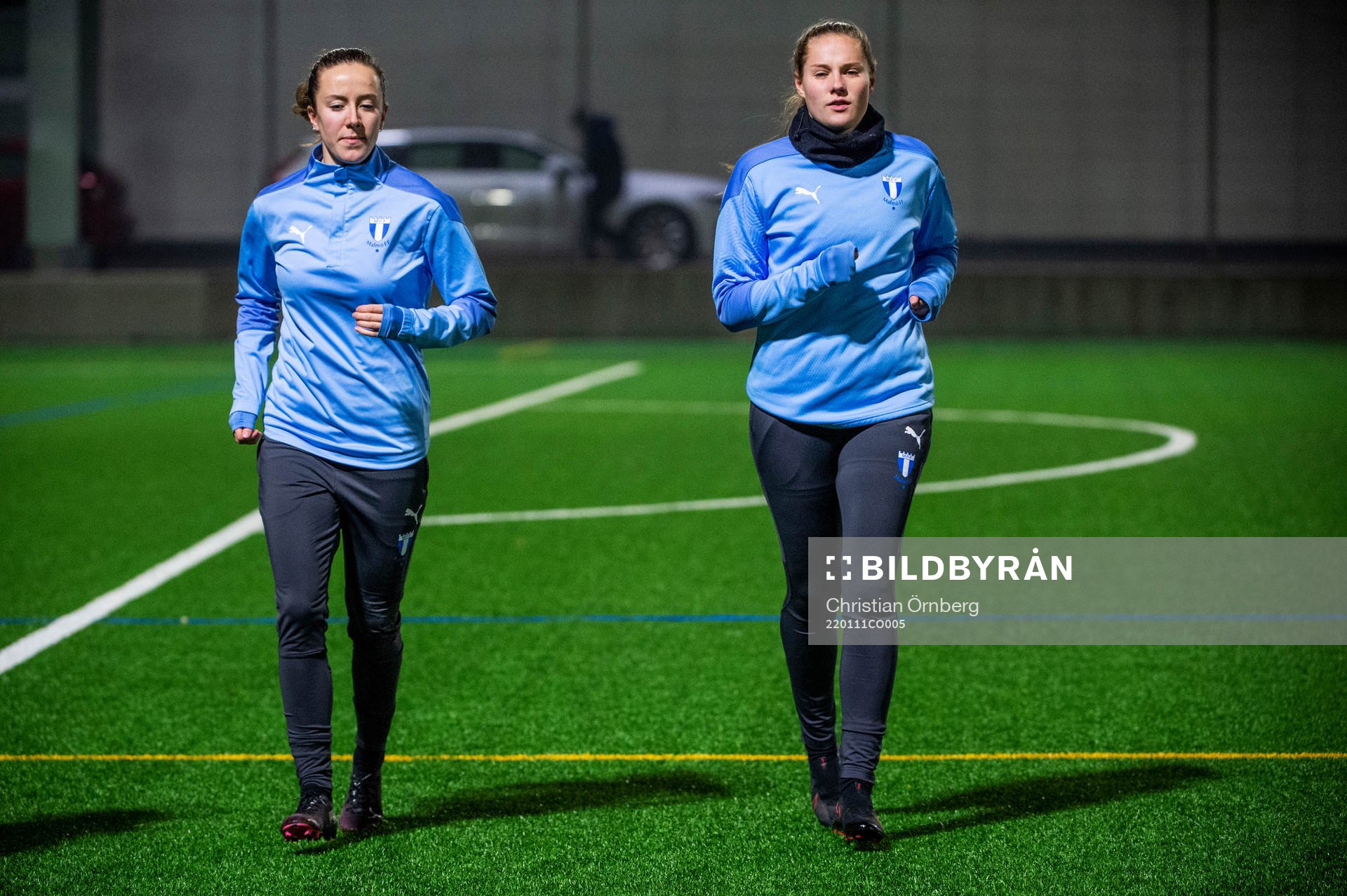 Malmö FFs Anna Plantin och Linnea Svensson