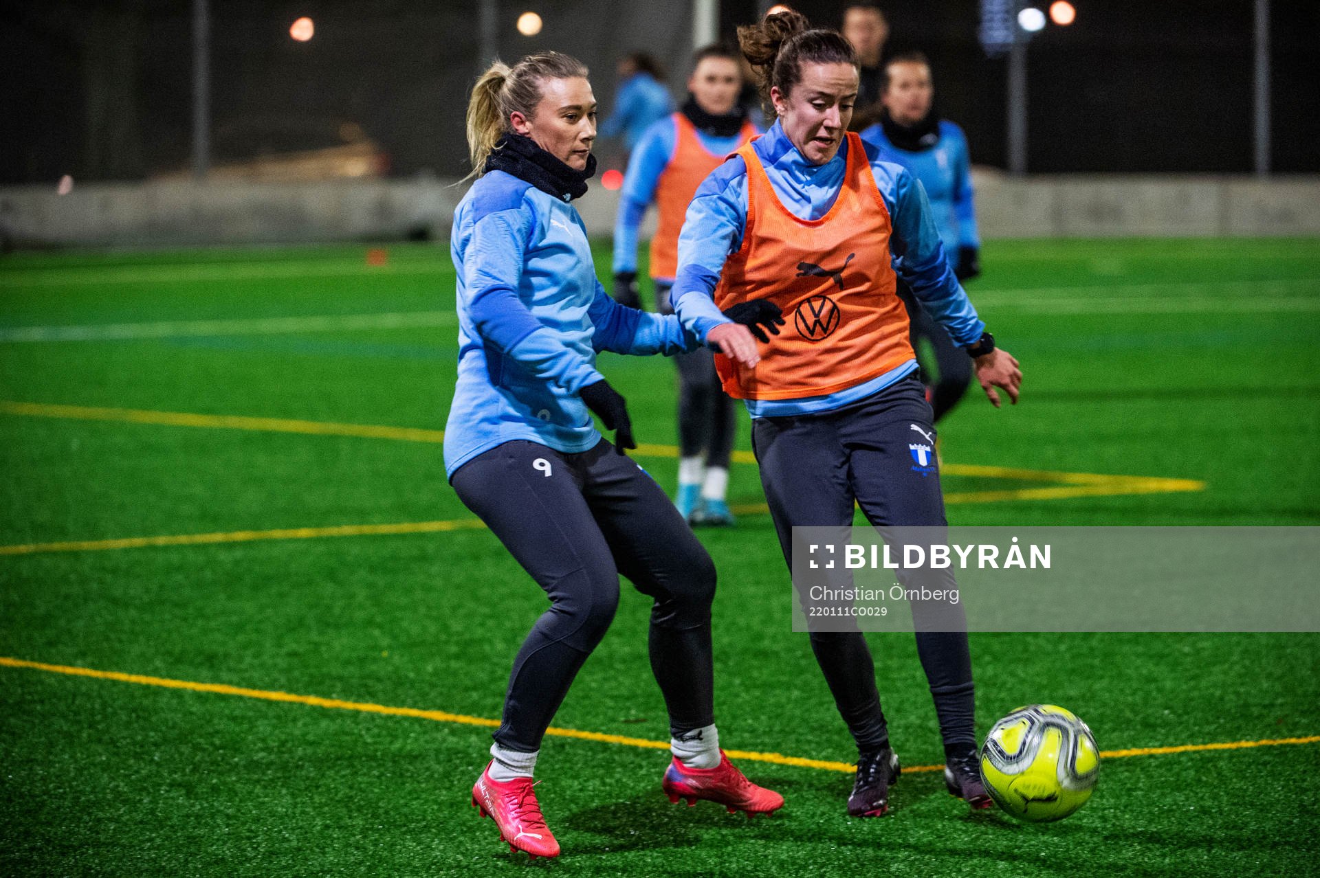 Malmö FFs Madeleine Hejde och Anna Plantin