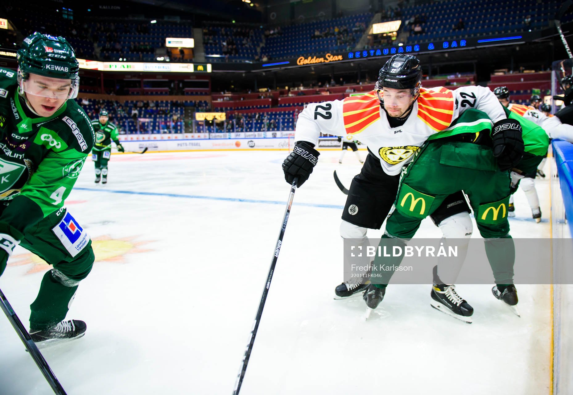 Färjestads Oscar Lawner, Brynäs Adam Pettersson