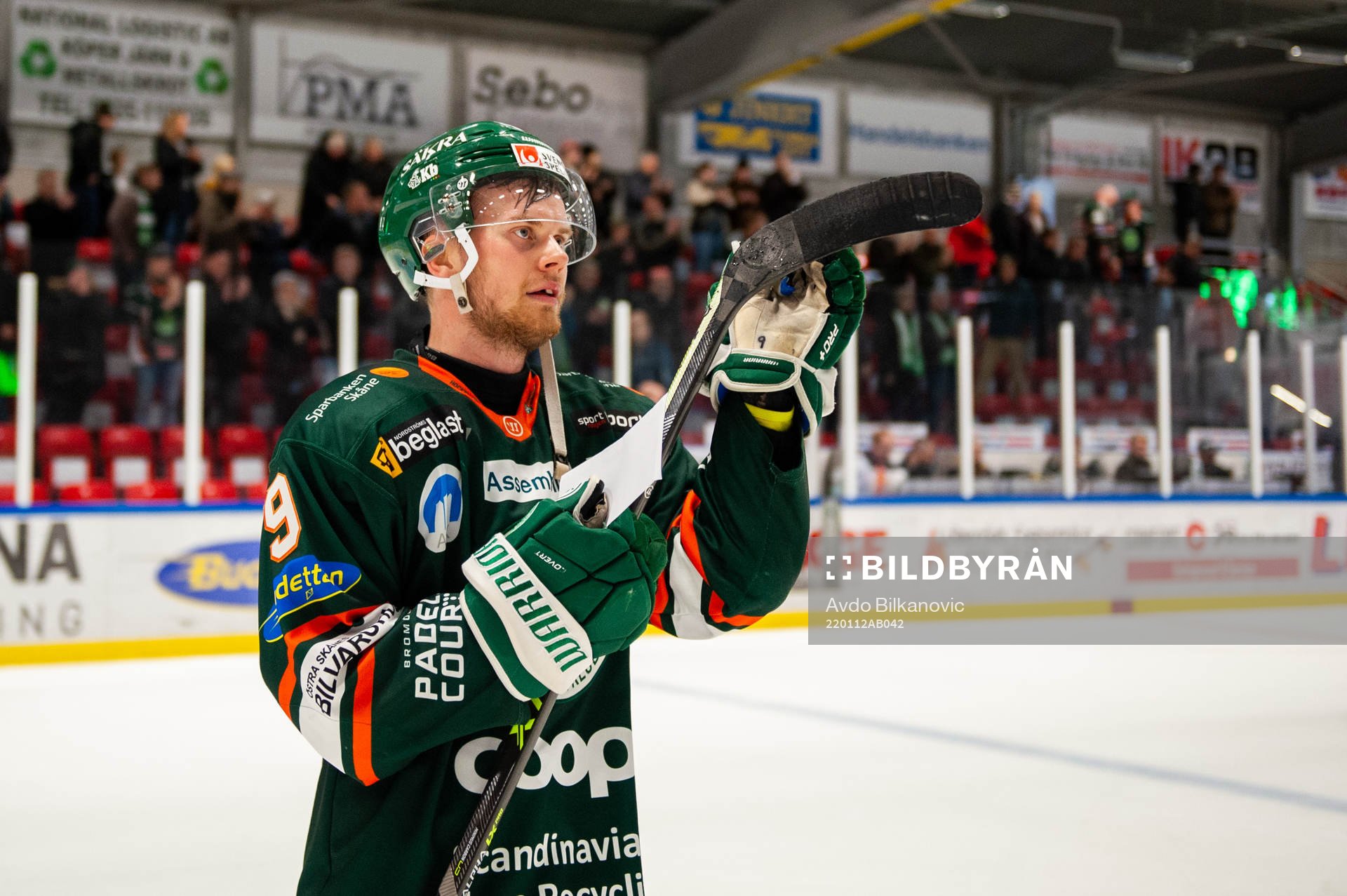 Kristianstads Viktor Grahn jublar