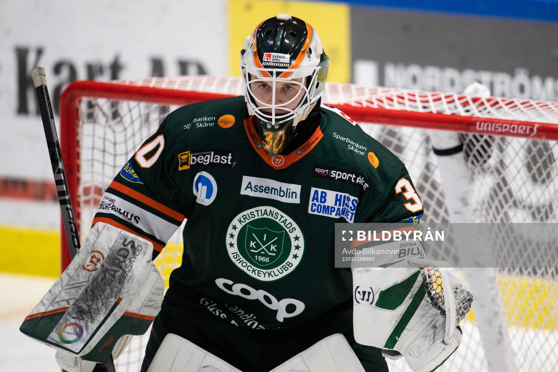 Kristianstads målvakt Olof Lindbom