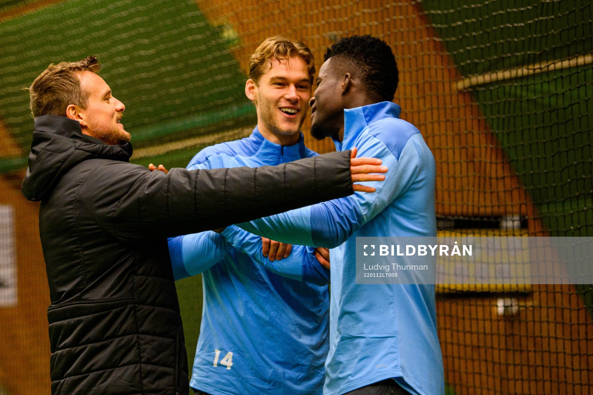 Eric Larsson, Felix Beijmo och Malik Abubakari
