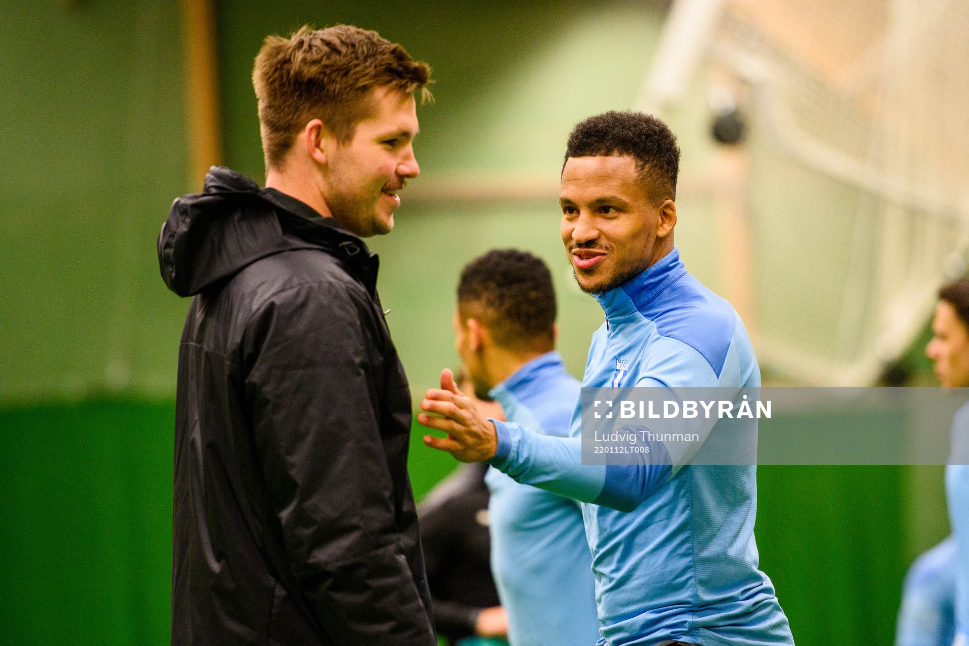 Fystränare Jamie Mackay och Martin Olsson