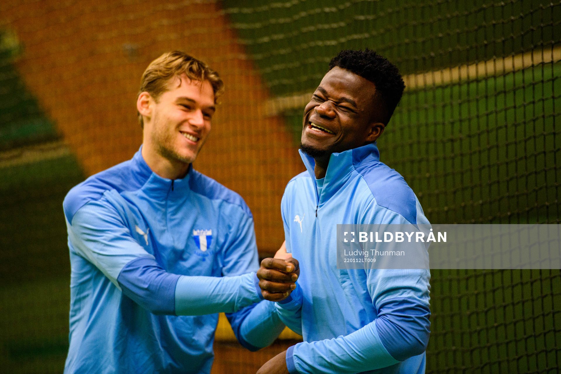 Felix Beijmo och Malik Abubakari