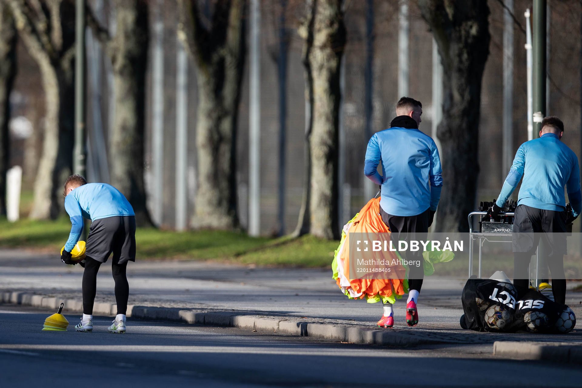 Malmö FFs spelare tappar koner