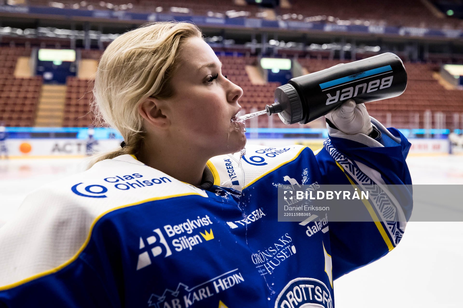 Leksands målvakt Amanda Johansson