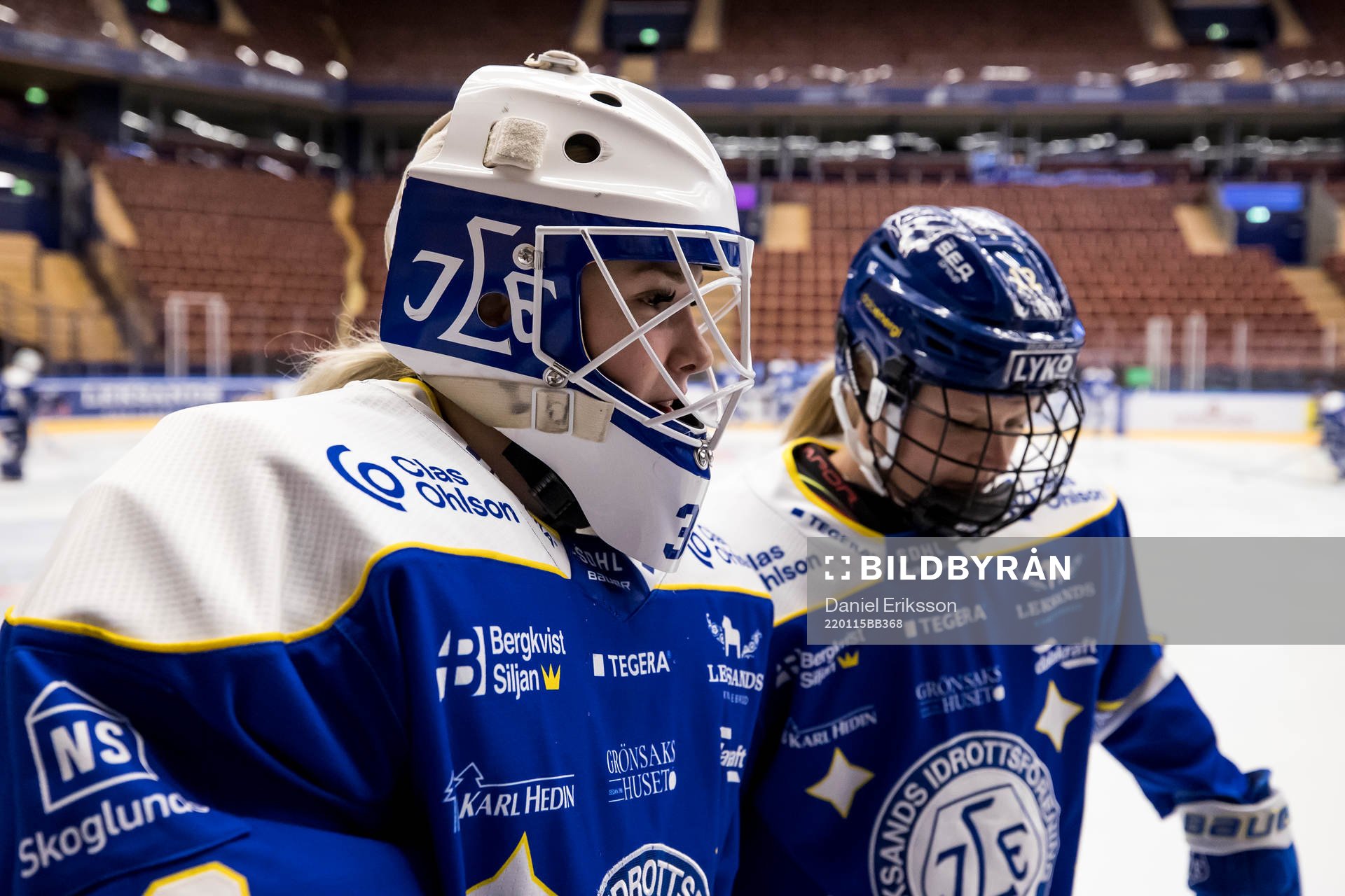 Leksands målvakt Amanda Johansson
