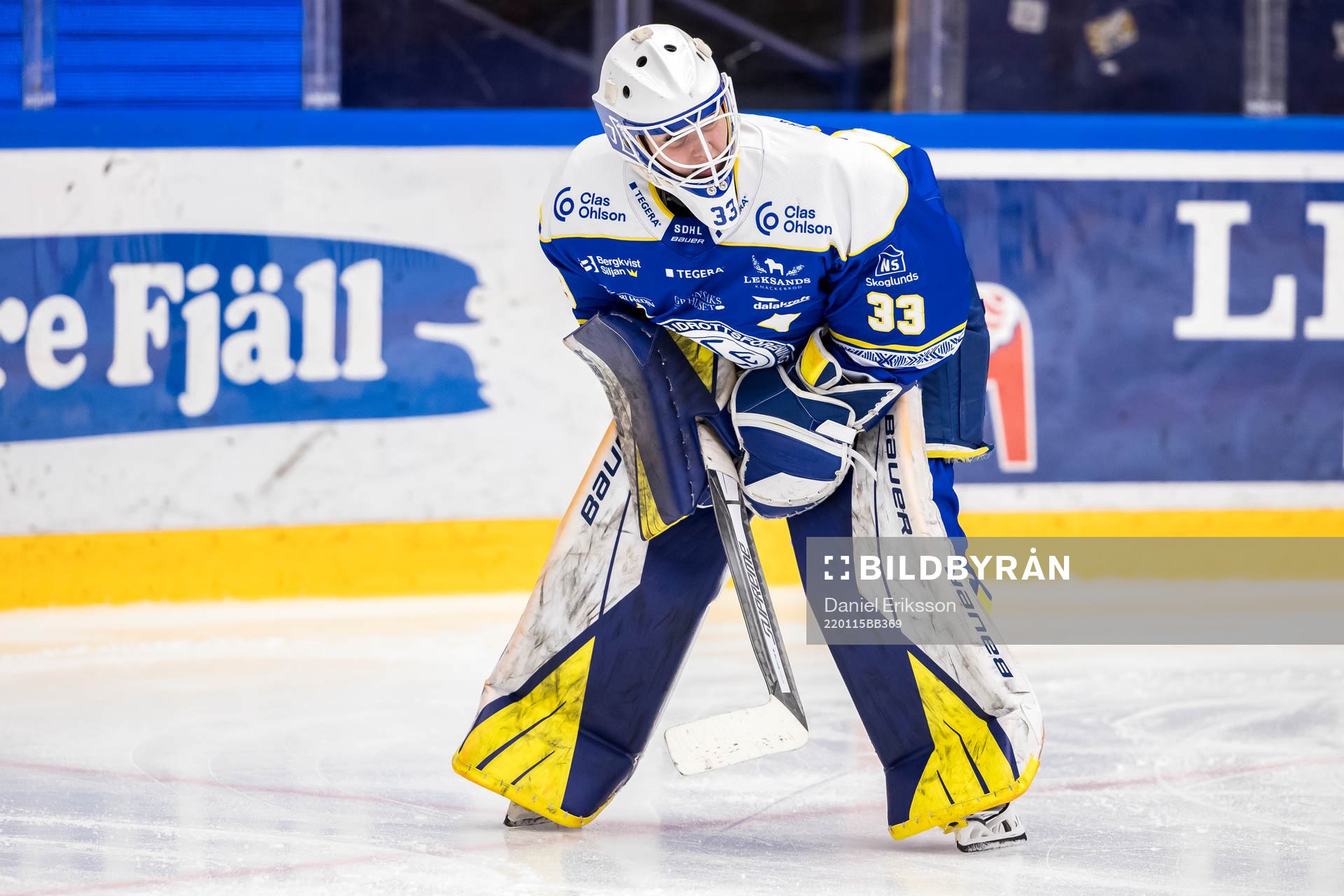 Leksands målvakt Amanda Johansson