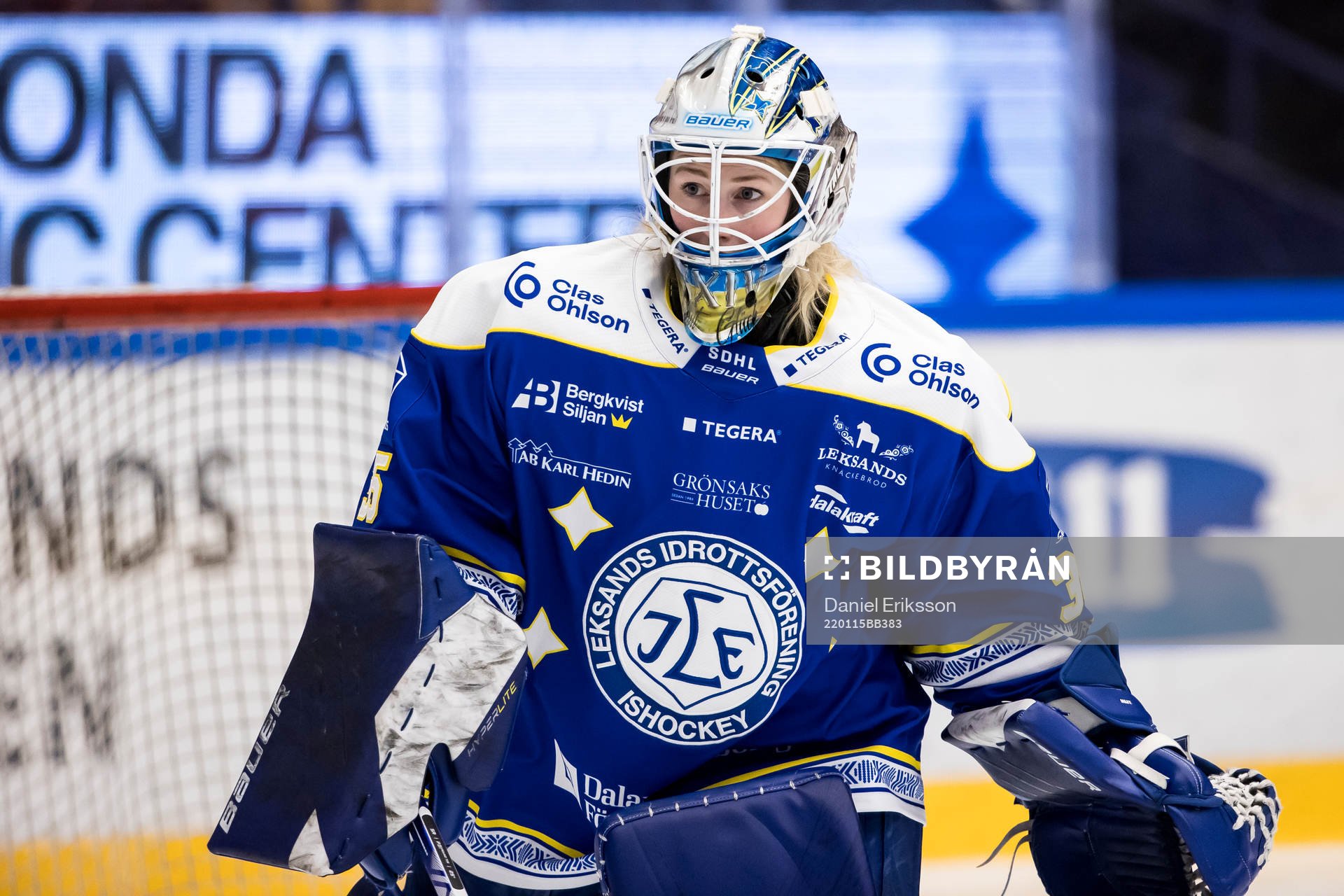 Leksands målvakt Jule Flötgen