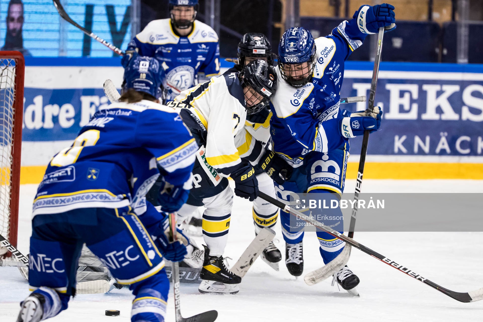 HV71s Nicoline Jensen och Leksands Ella Albinsson