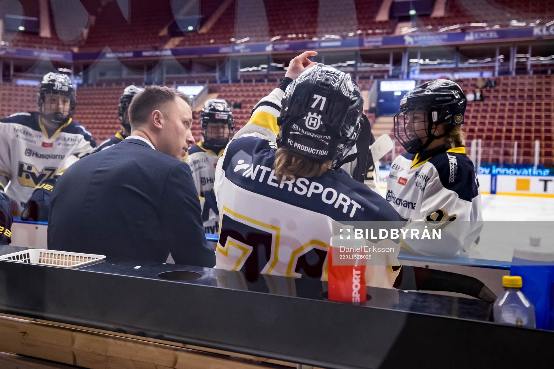 HV71s tränare Joakim Engström
