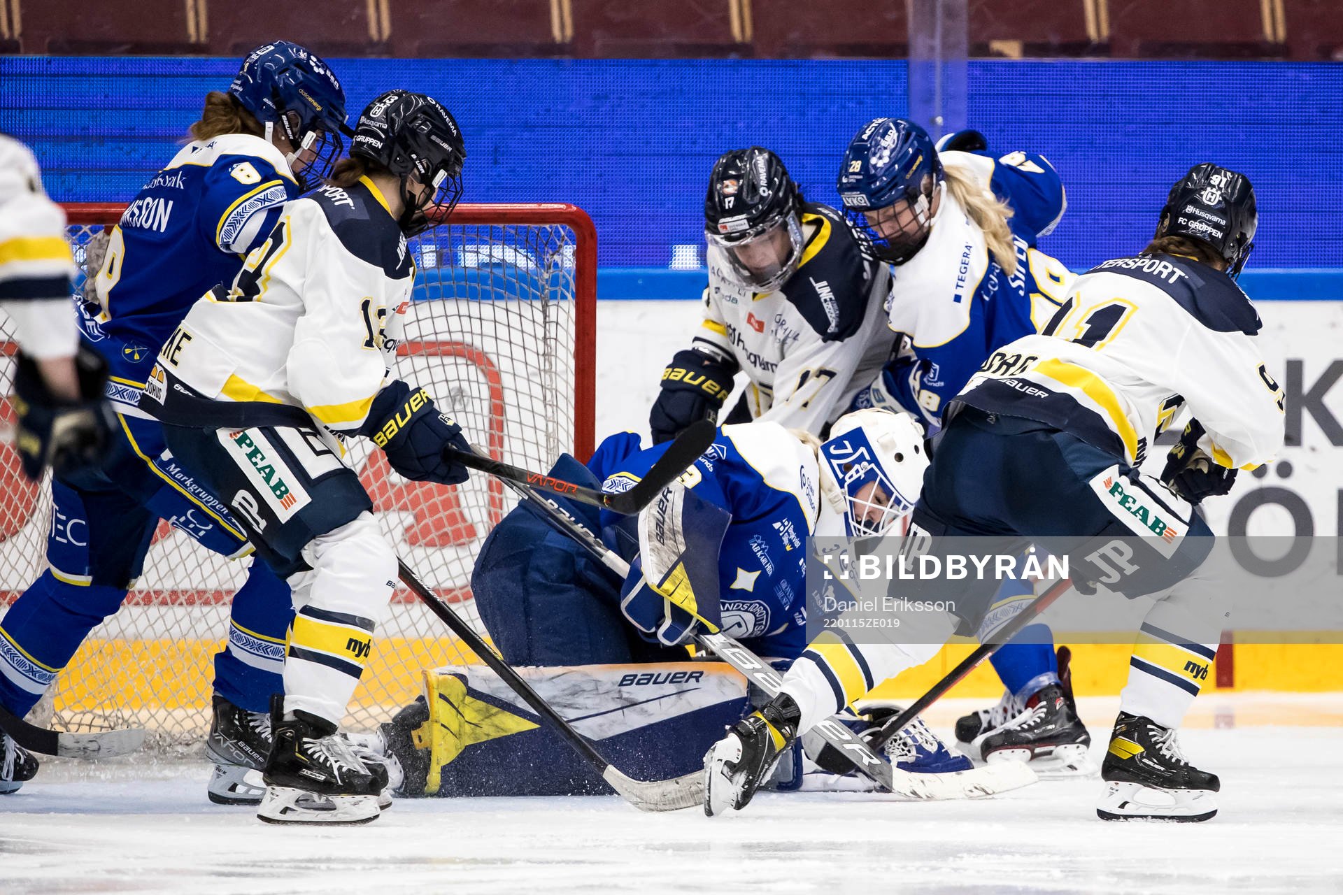 Leksands målvakt Amanda Johansson