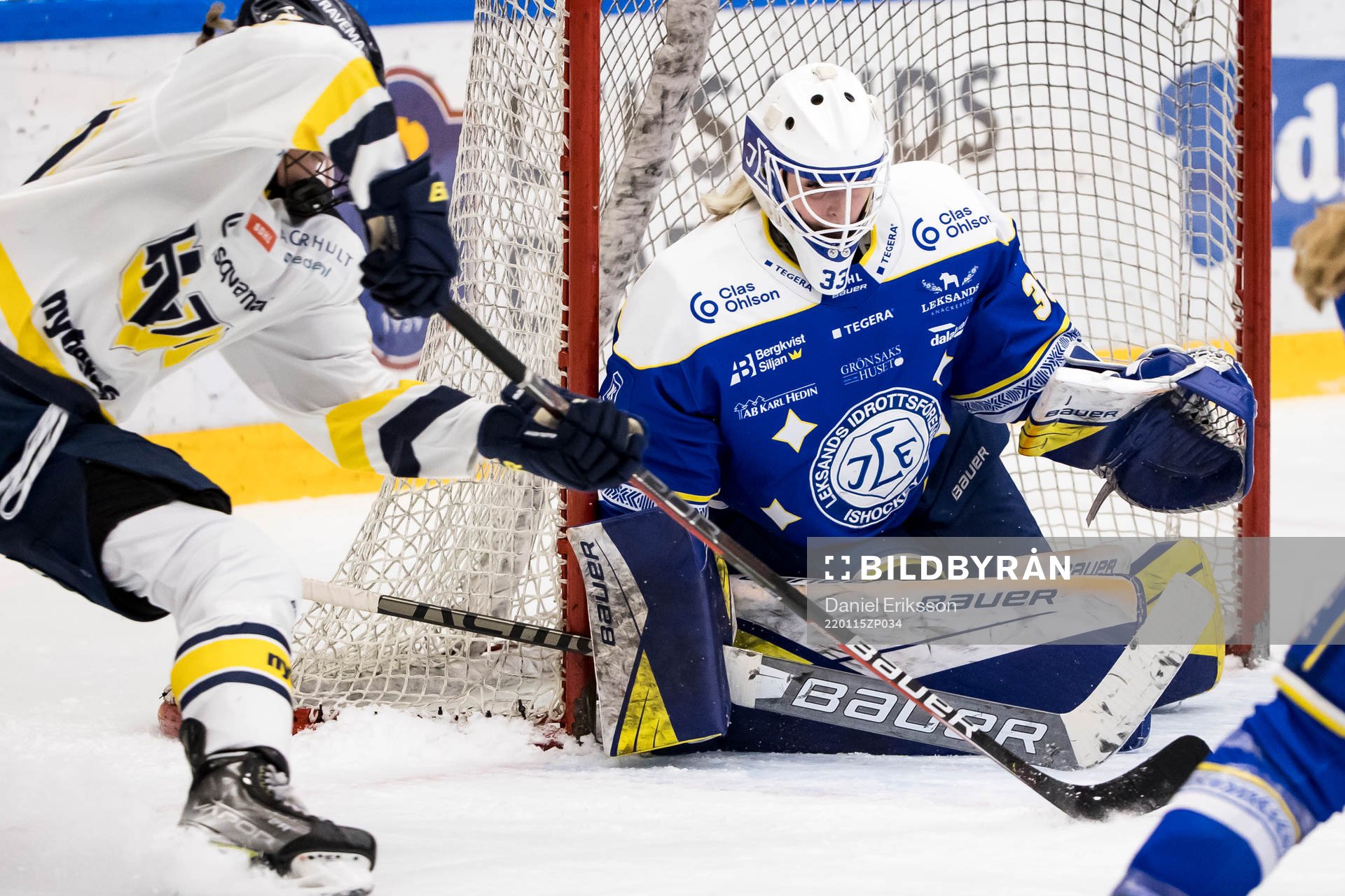 Leksands målvakt Amanda Johansson