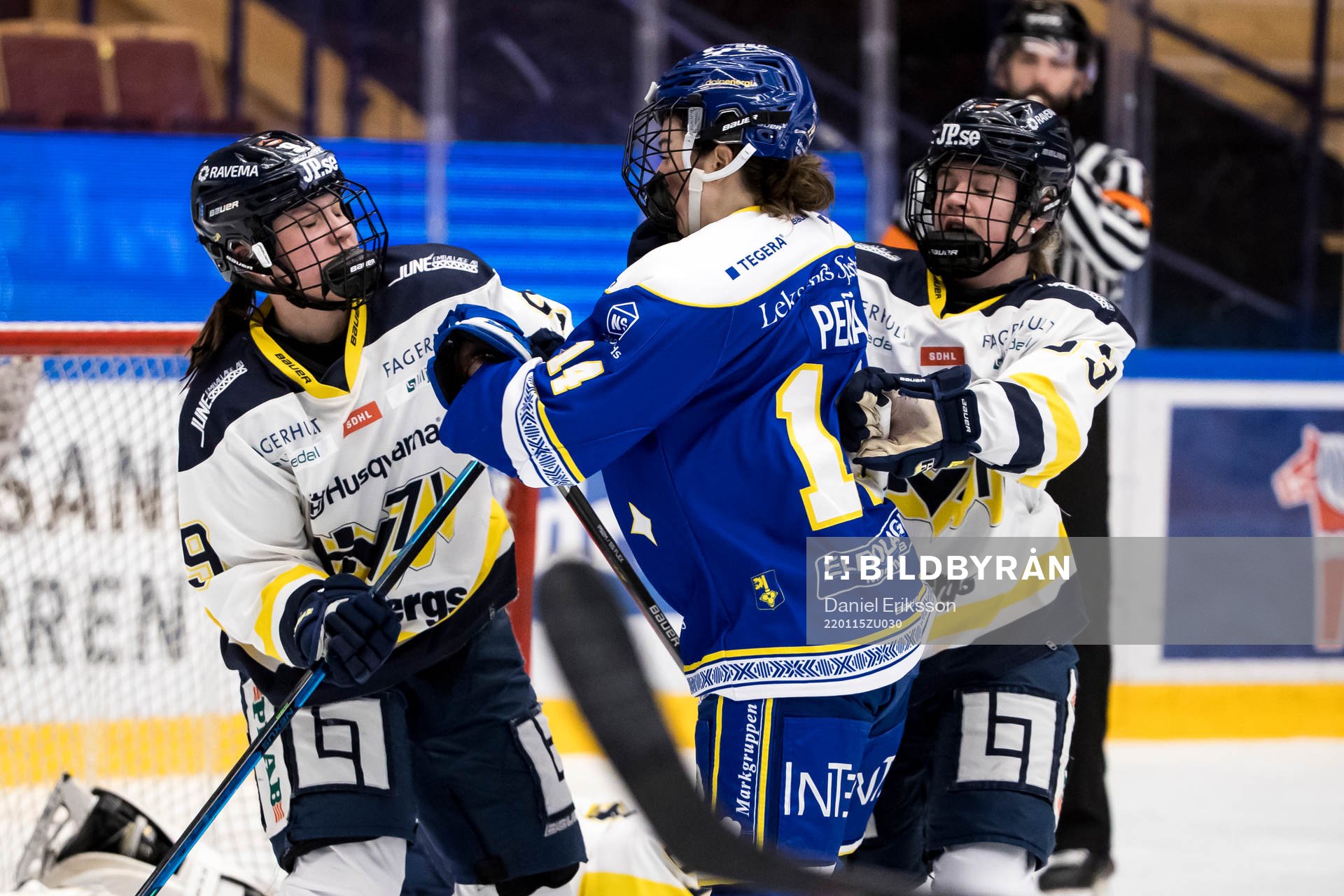 HV71s Felizia Wikner-Zienkiewicz och Leksands Payge Pena