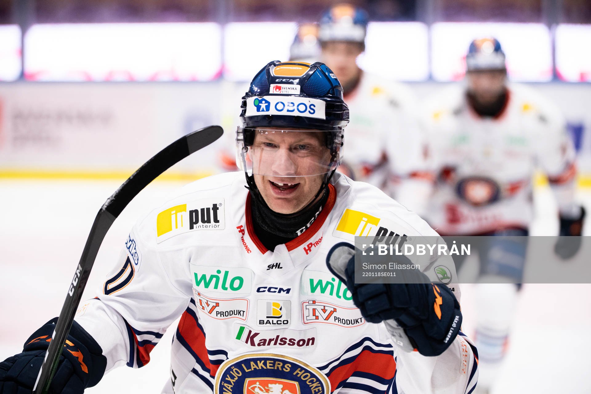 Växjös Richard Gynge jublar