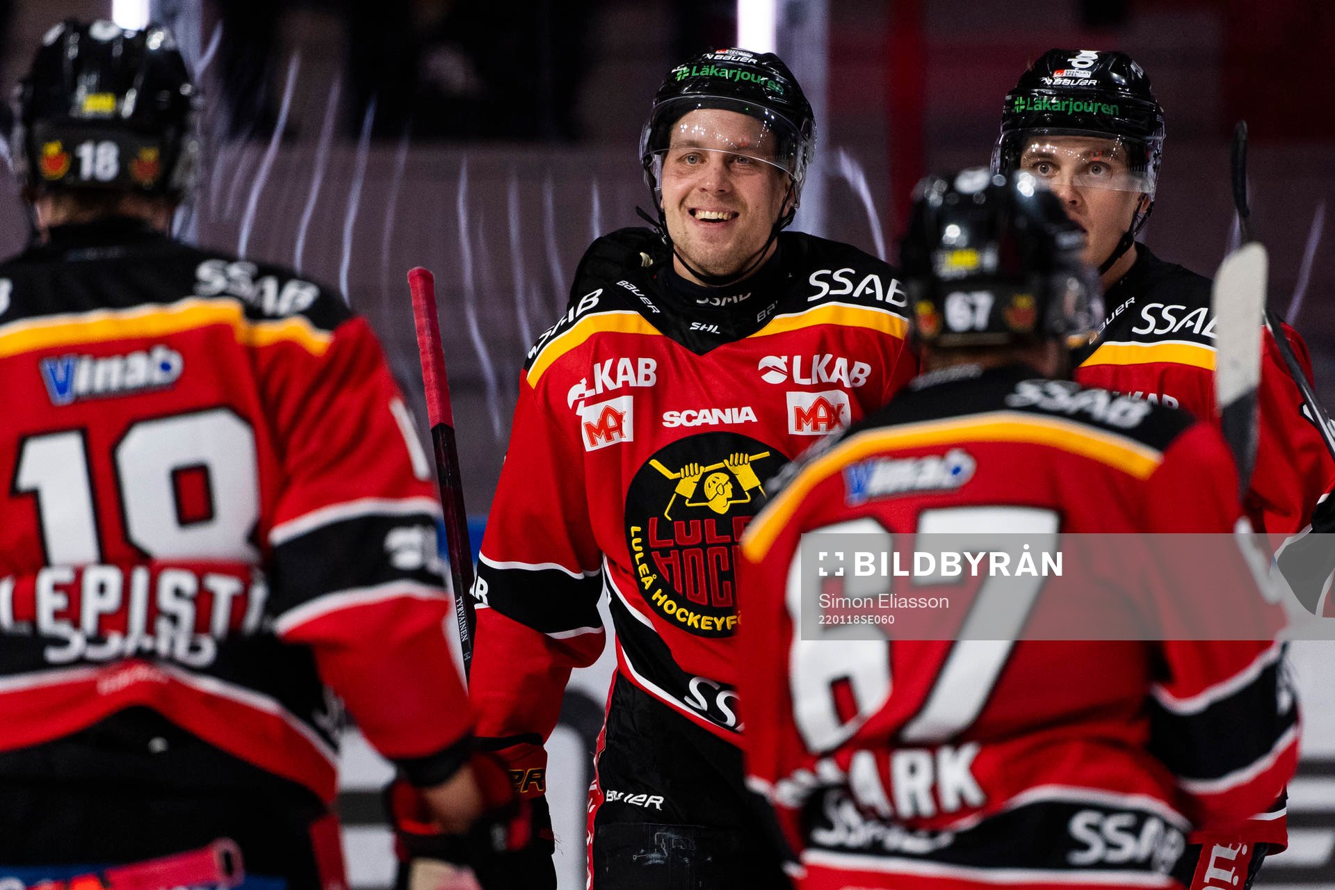 Luleås Juhani Tyrväinen jublar