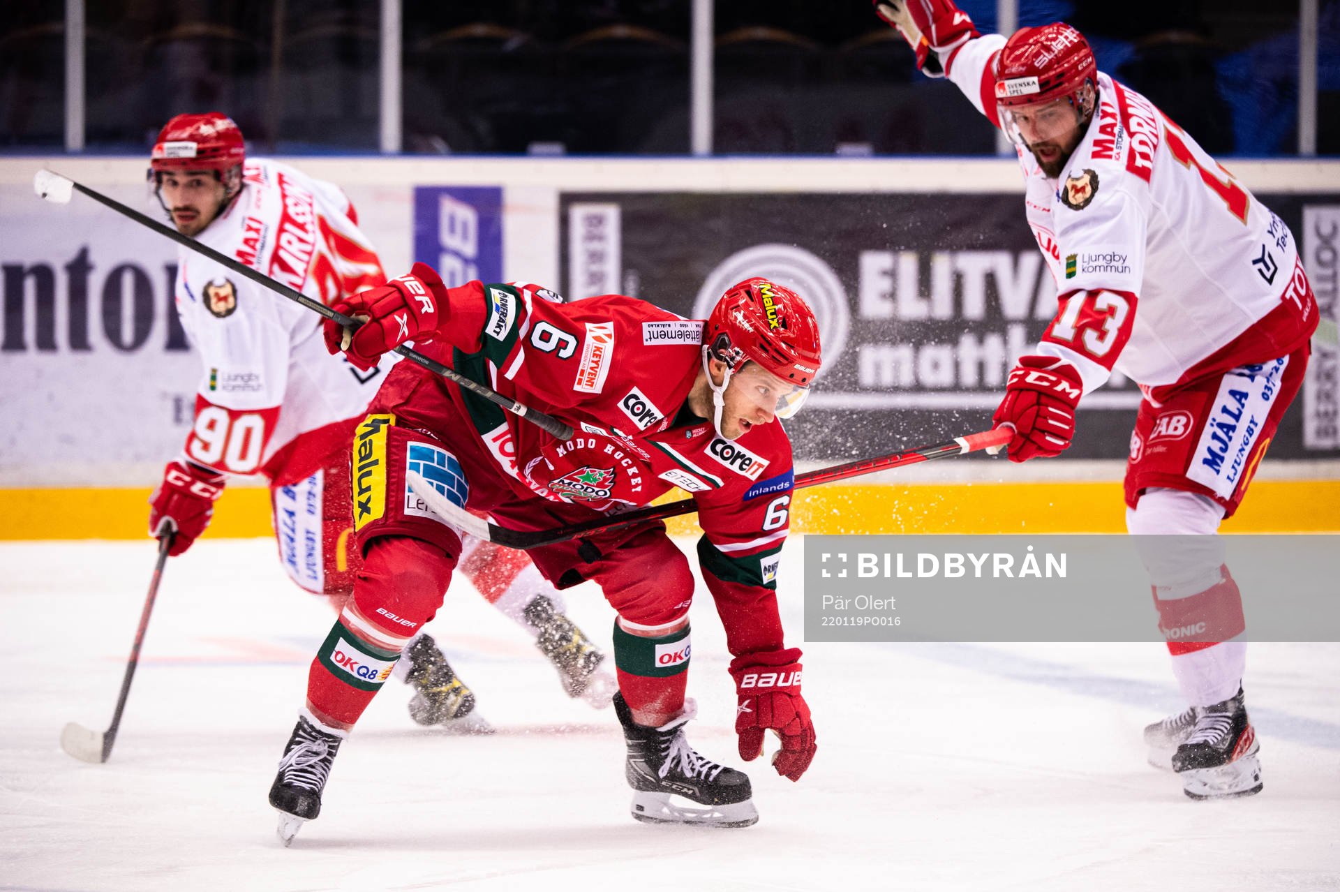 Modos Josef Ingman och Troja-Ljungbys  Tobias Törnkvist