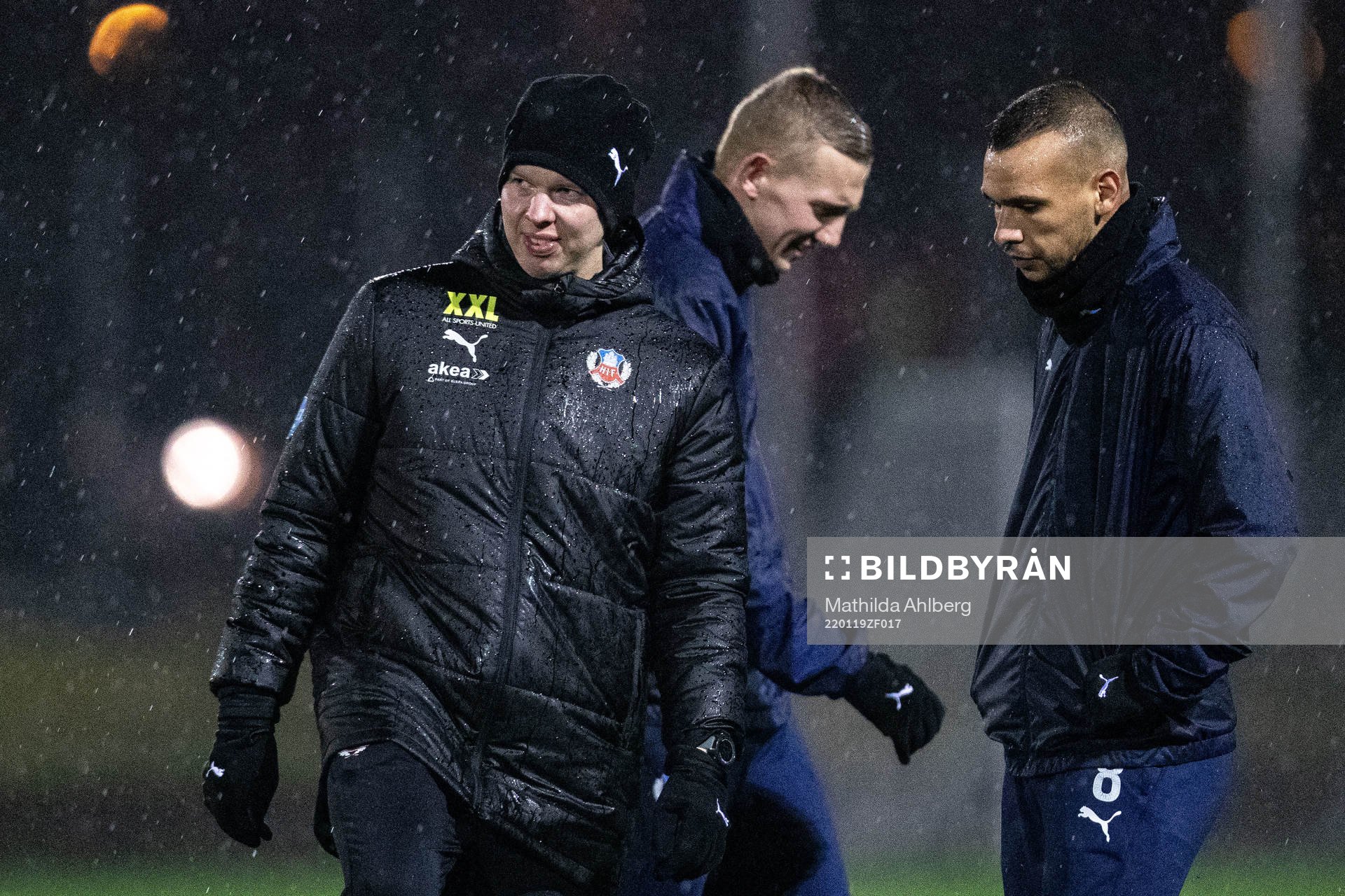 Fysioterapeut Marcus Linnér, Jakob Voelkerling Persson och