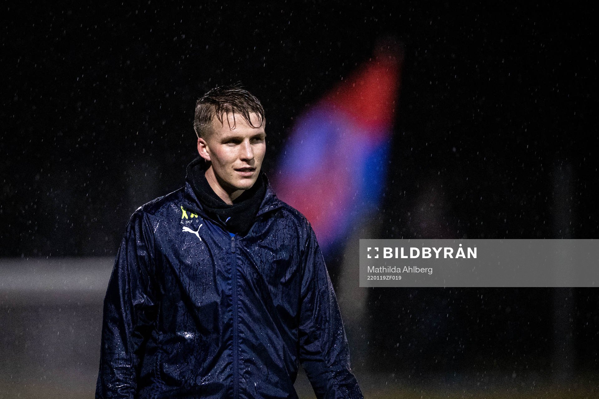 Casper Widell nder en träning med Helsingborg