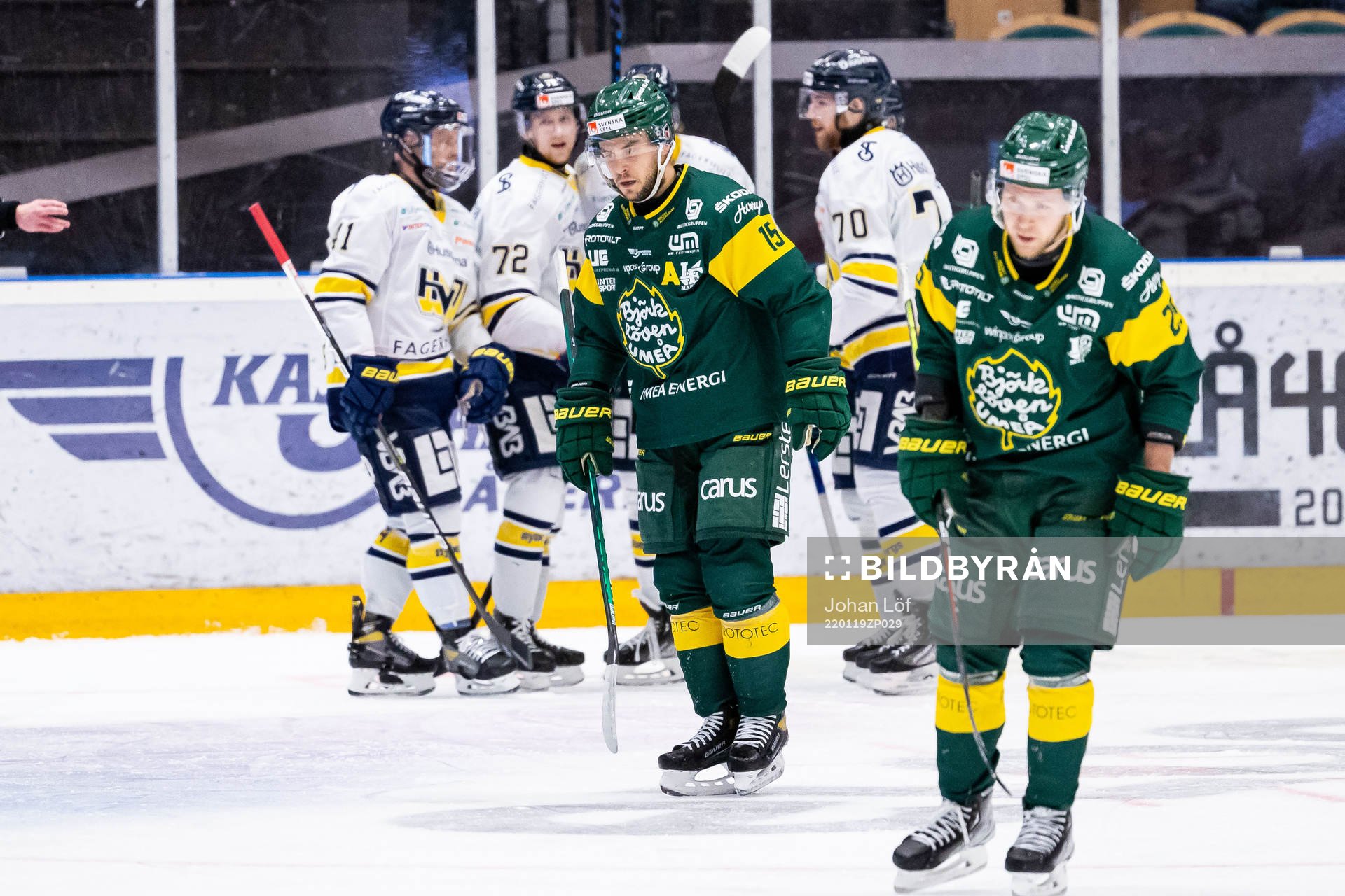Björklövens Mattias Nörstebö och Christoffer Bengtsson