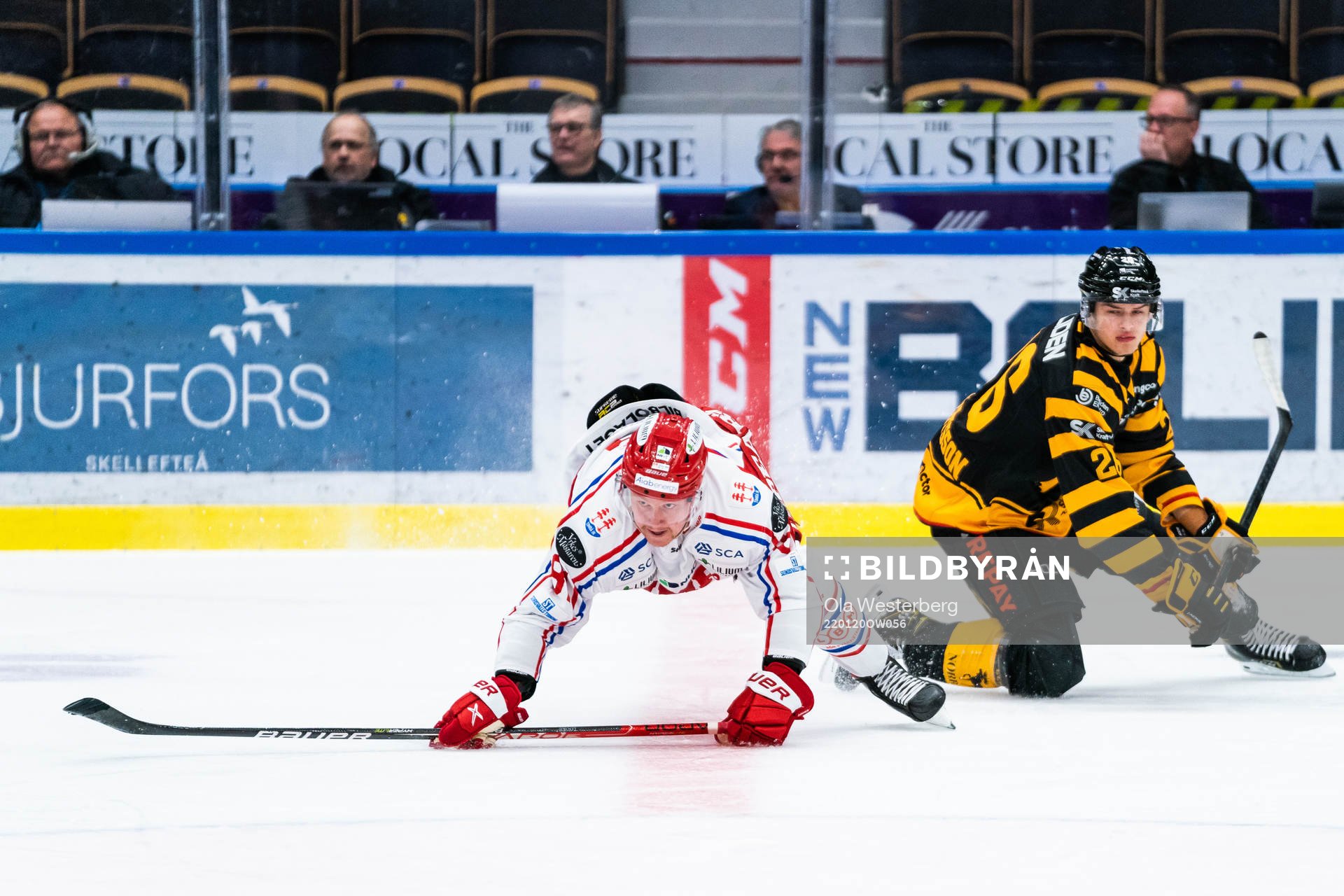 Timrås Jens Lööke och Skellefteås Simon Robertsson