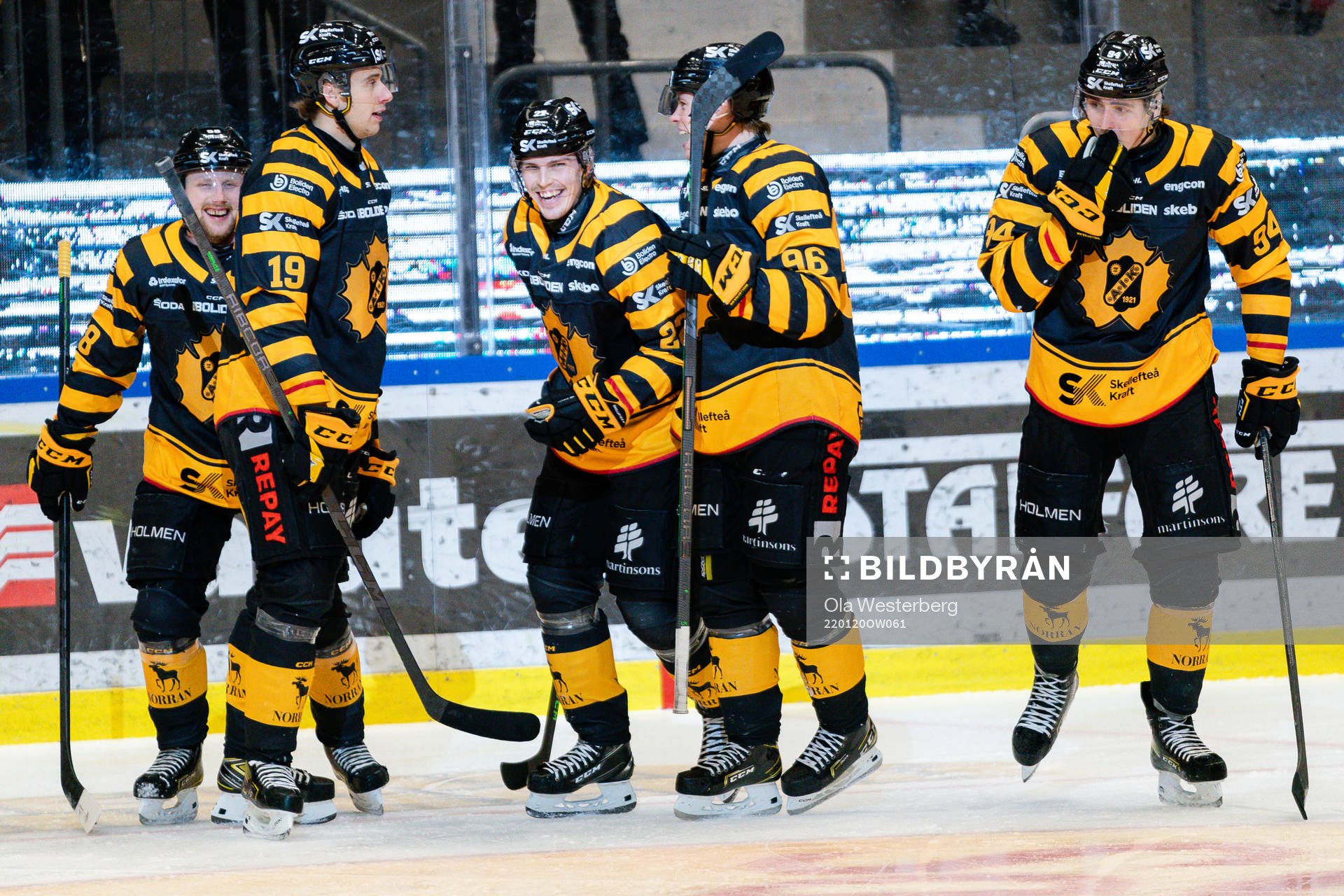 Skellefteås Jonathan Johnsson , Filip Roos , Oskar Nilsson