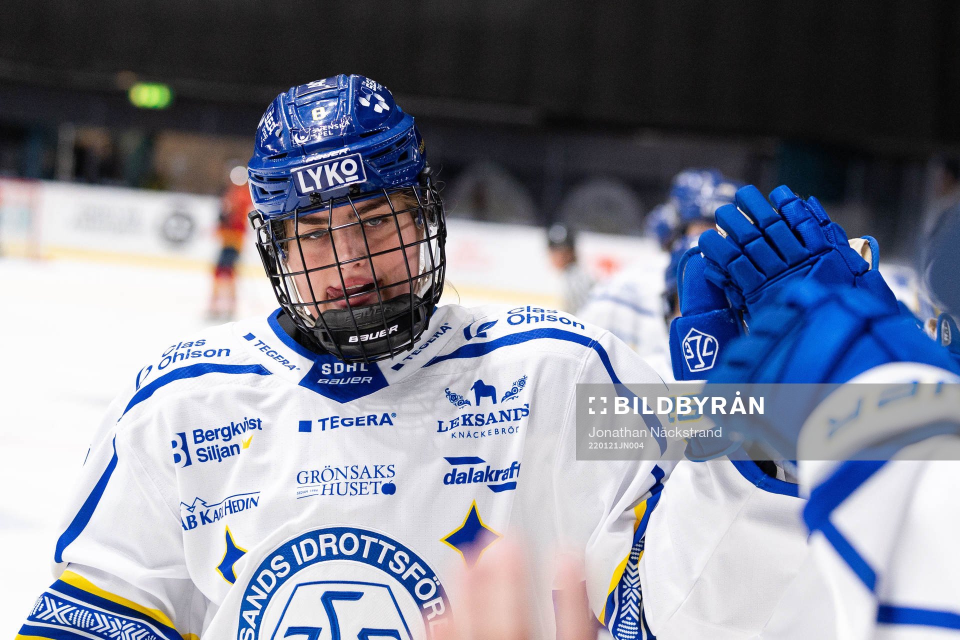 Leksands Ella Albinsson jublar