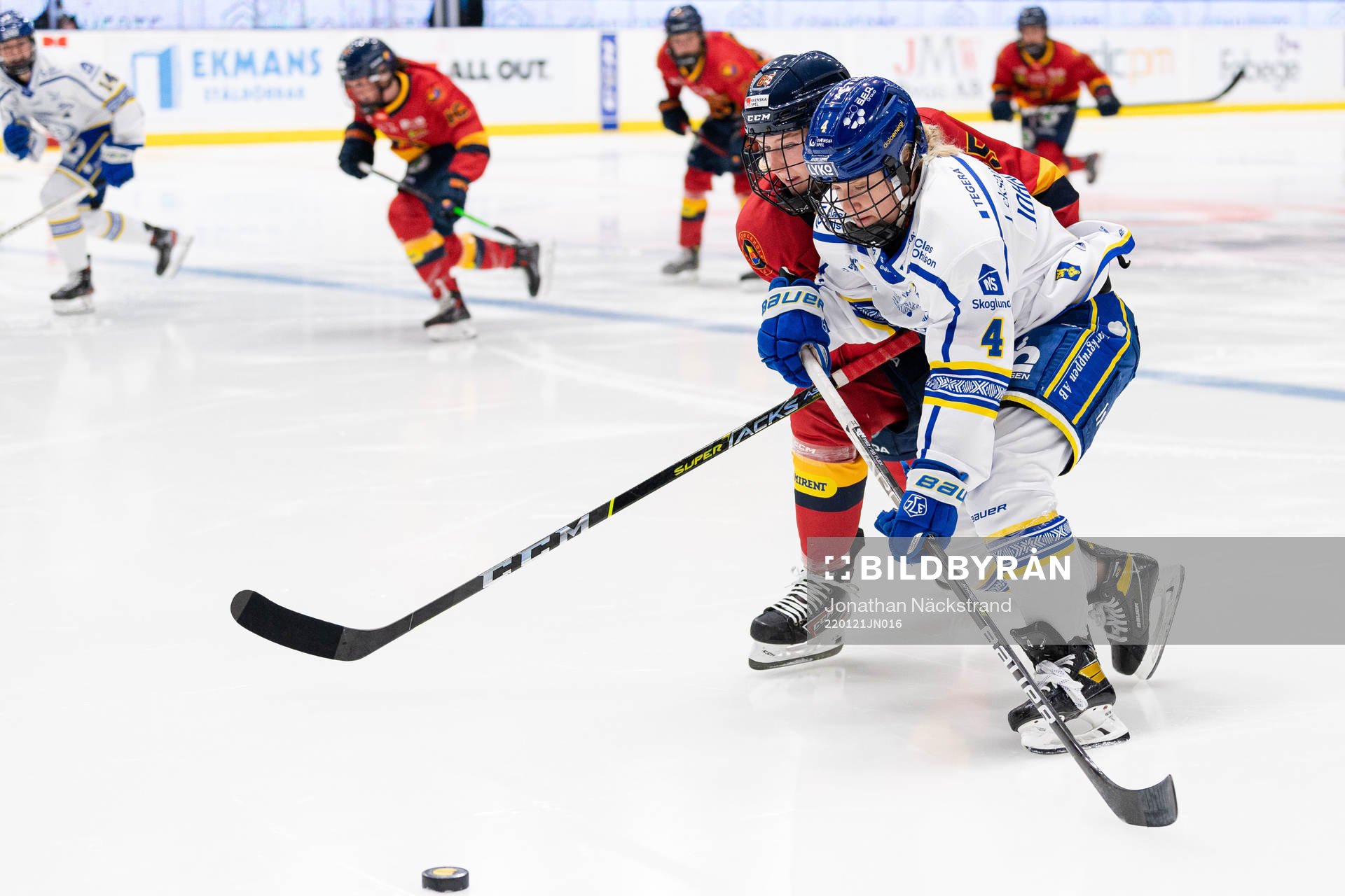 Leksands Wilma Johansson och Djurgårdens Kiana Wilkinson