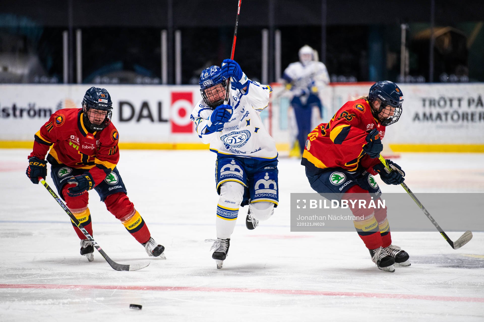 Leksands Agnez Svensson och Djurgårdens Selma Tyreskog