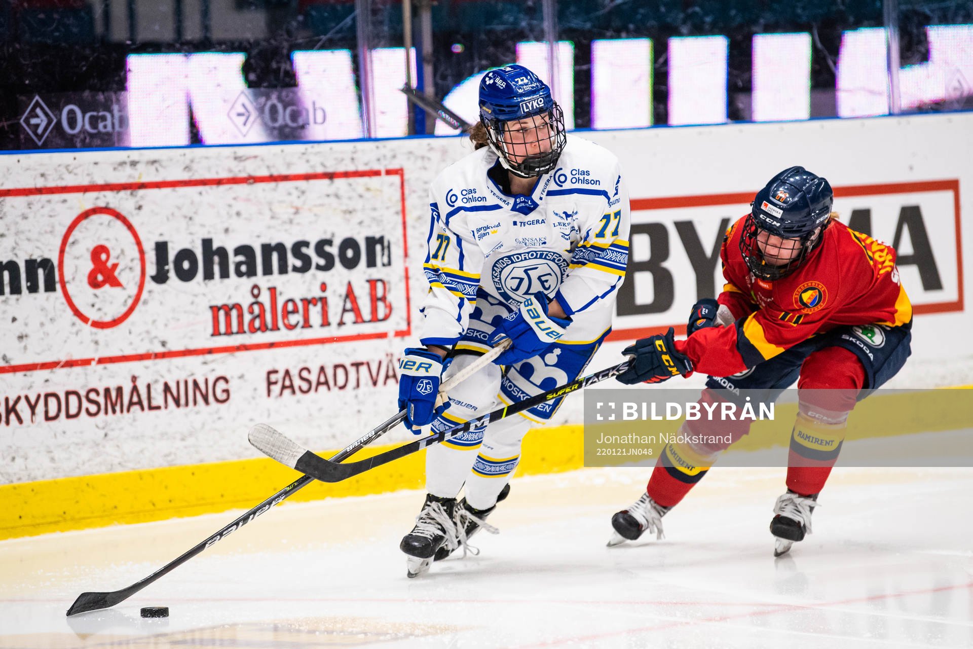 Leksands Celine Tardif och Djurgårdens Julia Tärnblom