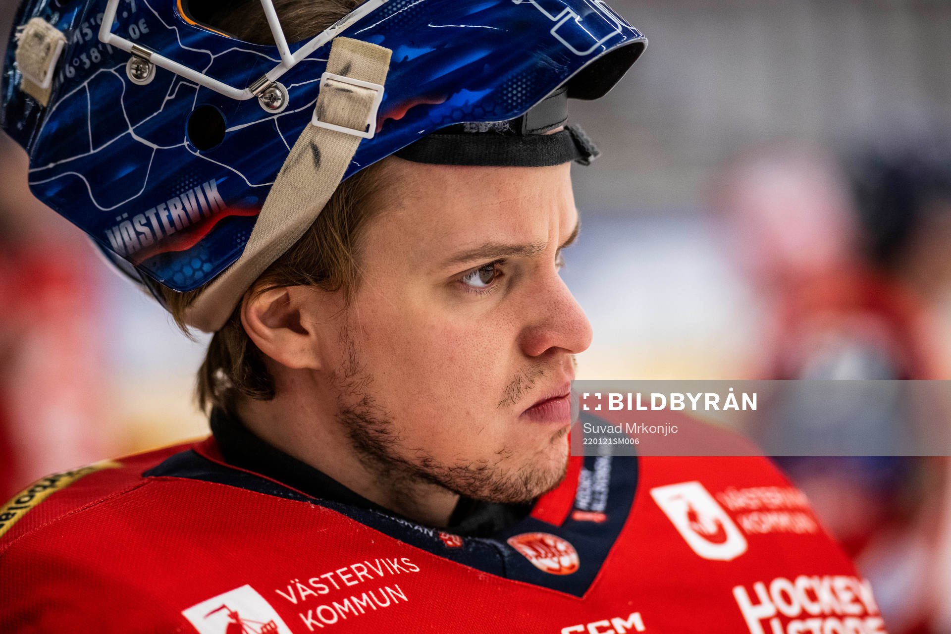 Västerviks målvakt Henrik Lundberg