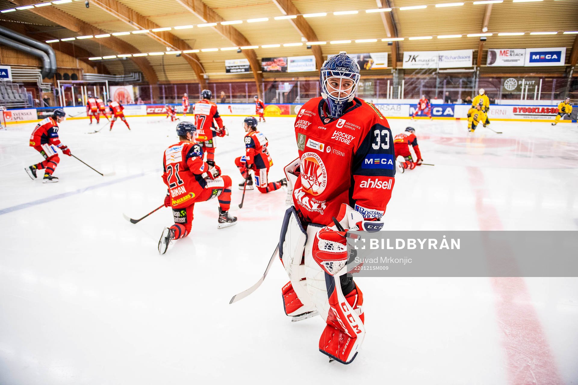 Västerviks målvakt Henrik Lundberg