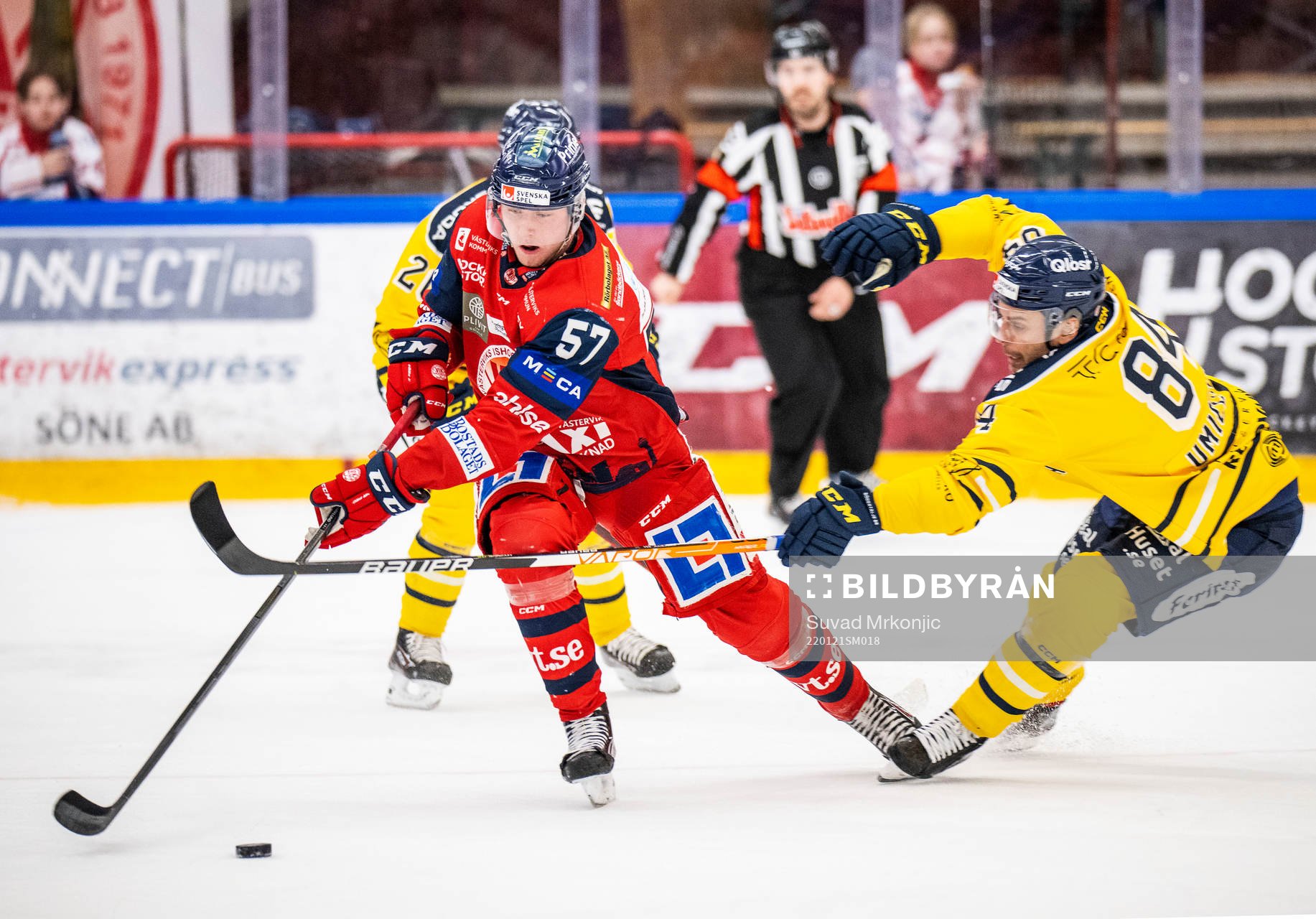Västerviks Alfred Barklund och Södertäljes Dragan
