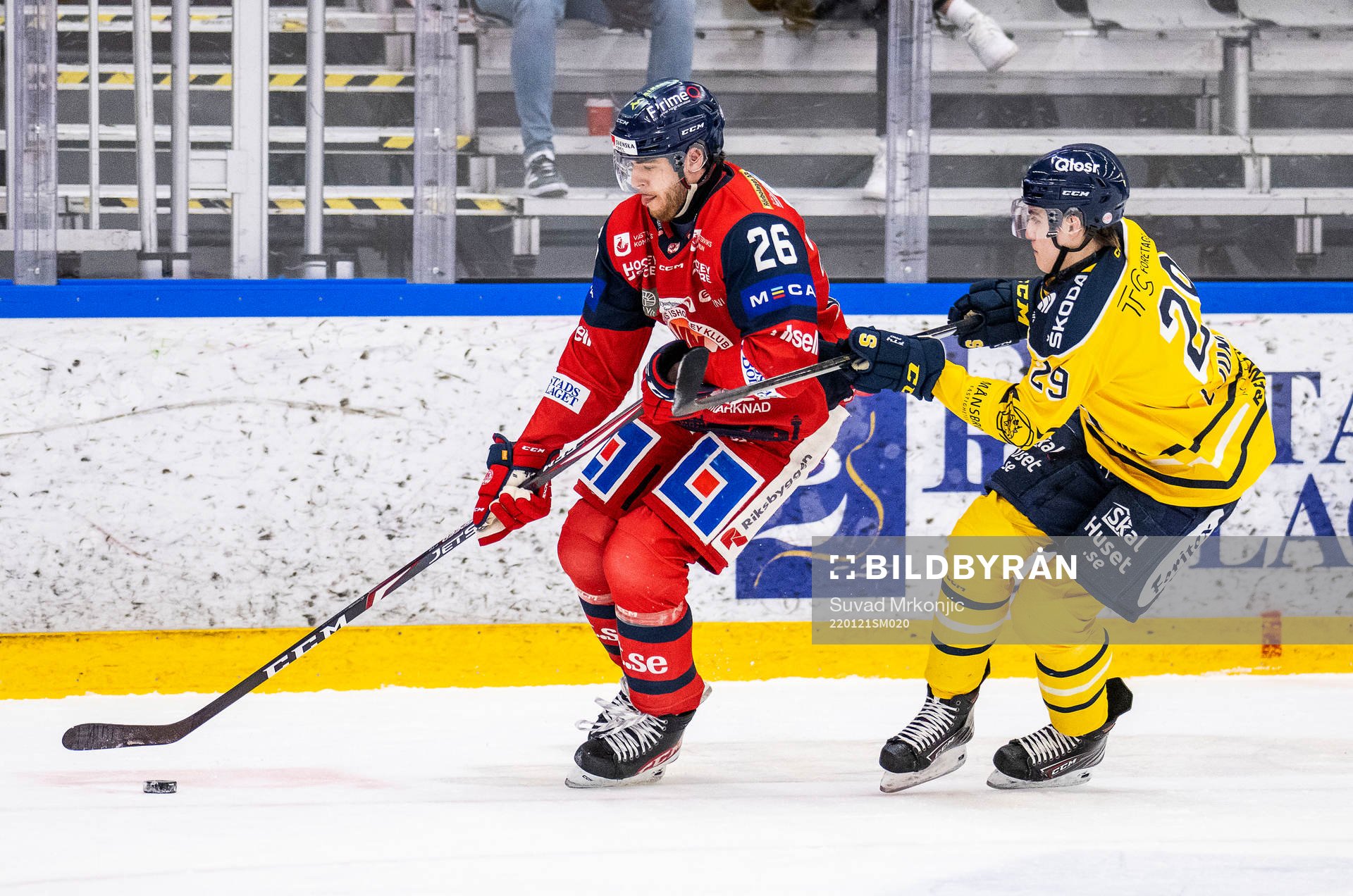 Västerviks Bode Wilde och Södertäljes Daniel Ljungman
