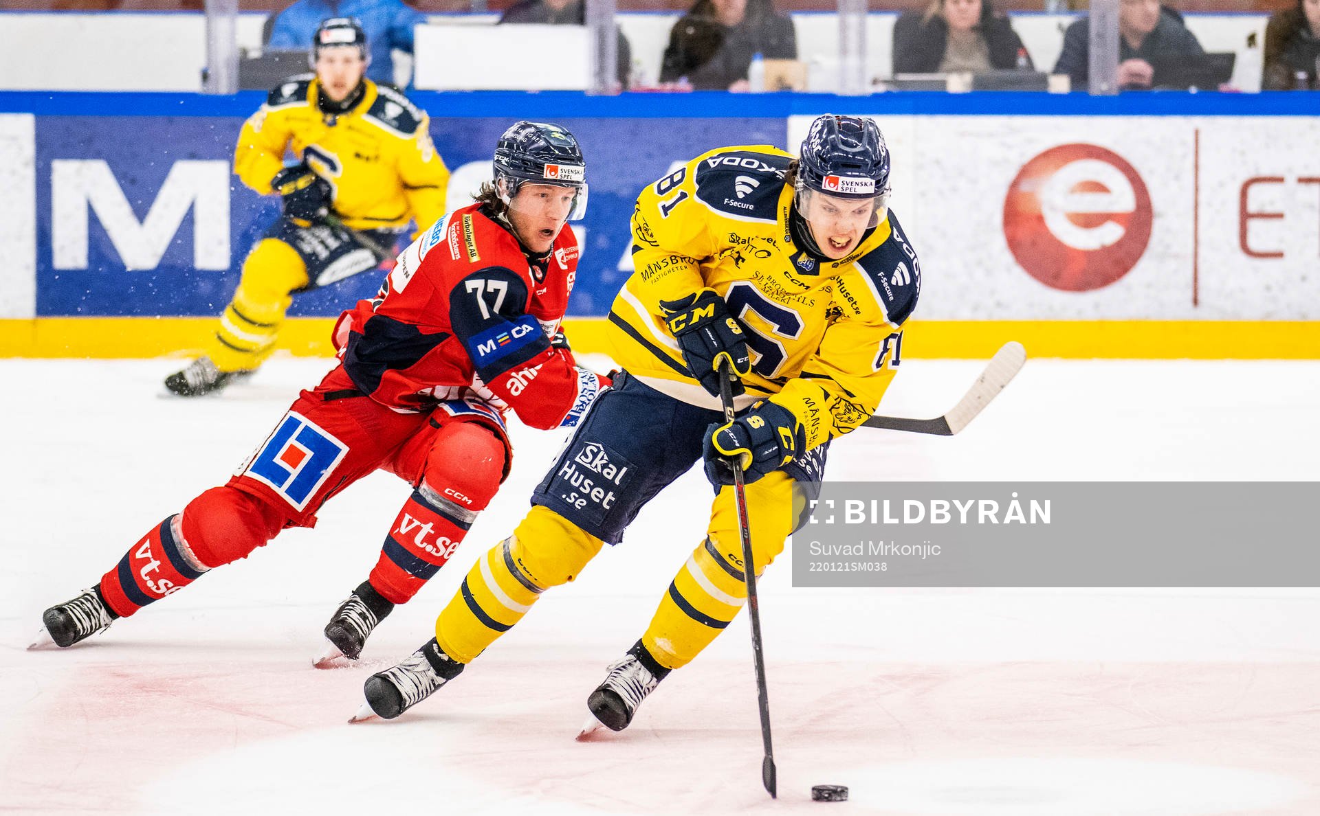 Västerviks Luke Green och Södertäljes Emil Aronsson