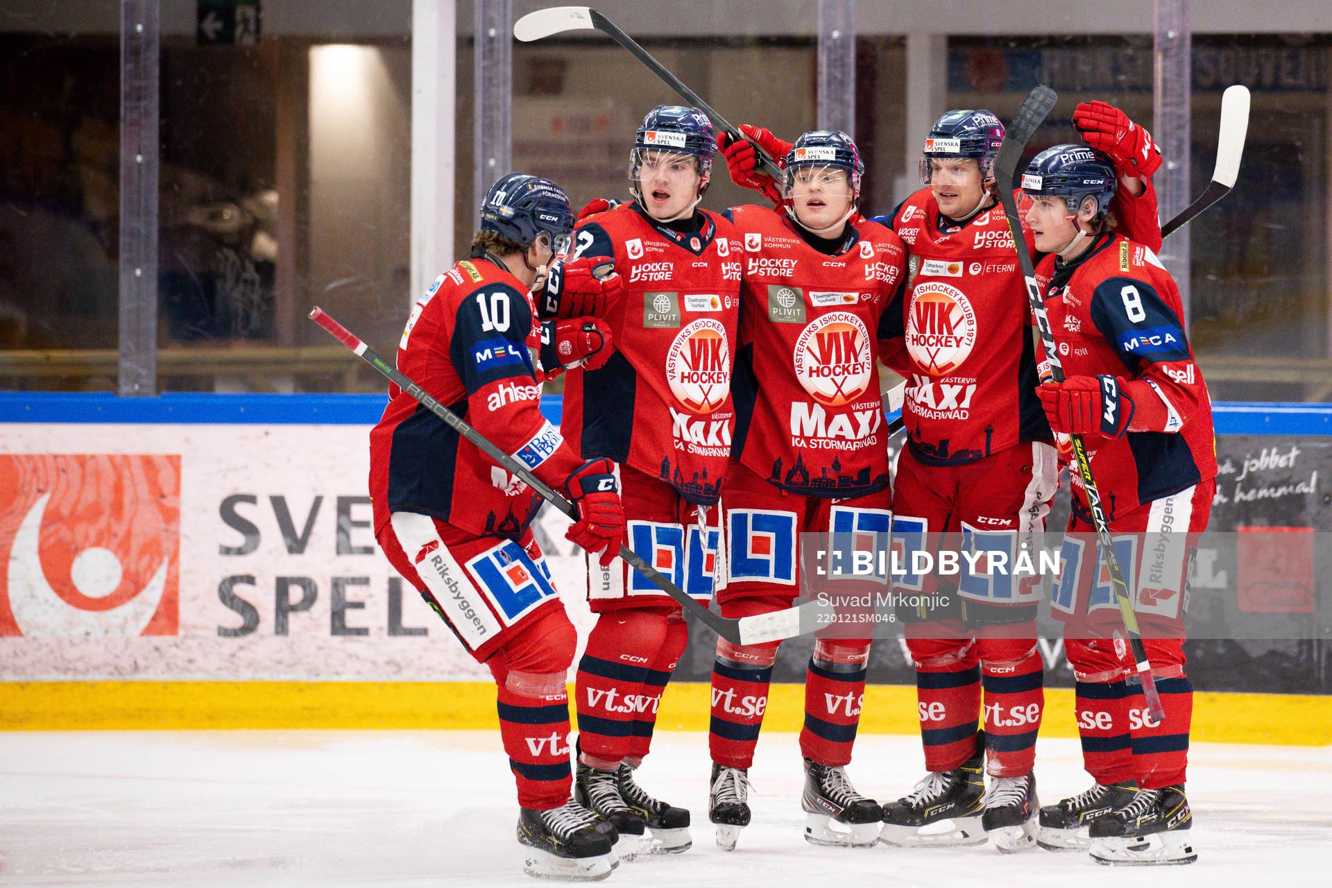 Västerviks Alexander Hilmerson jublar