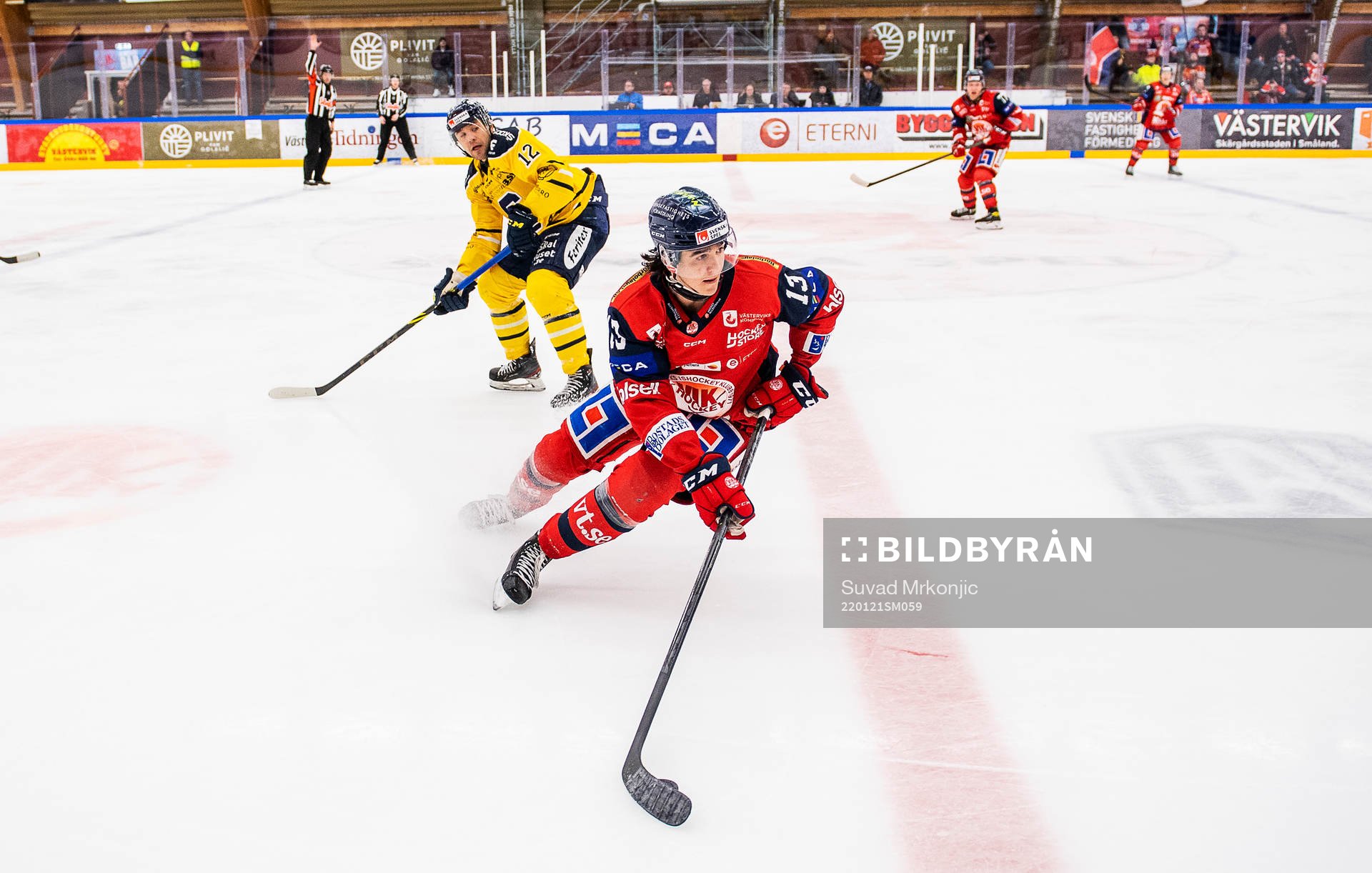 Södertäljes Matt Marcinew och Västerviks Brett Supinski