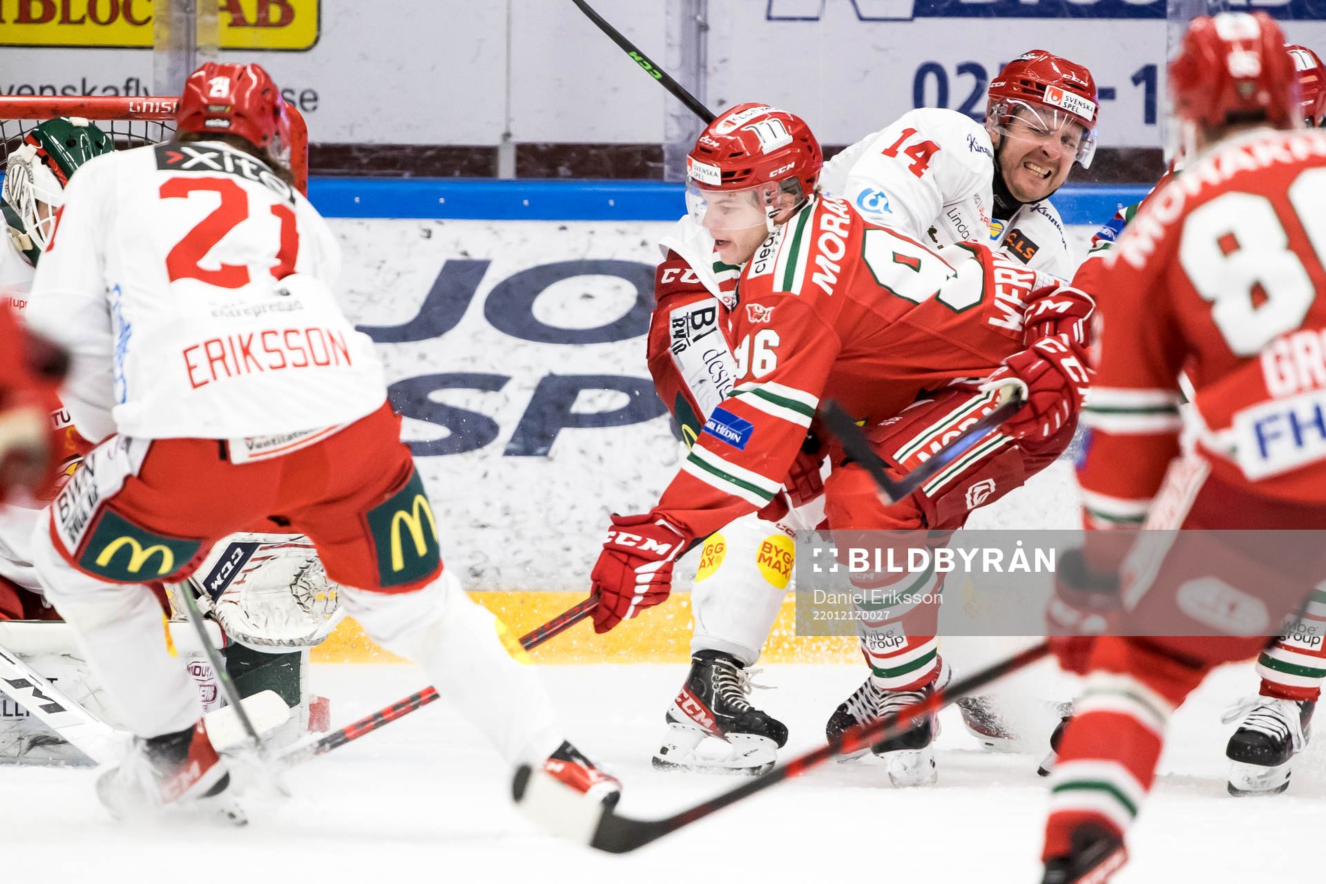 Moras Lucas Wernblom och Almtunas Simon Löf