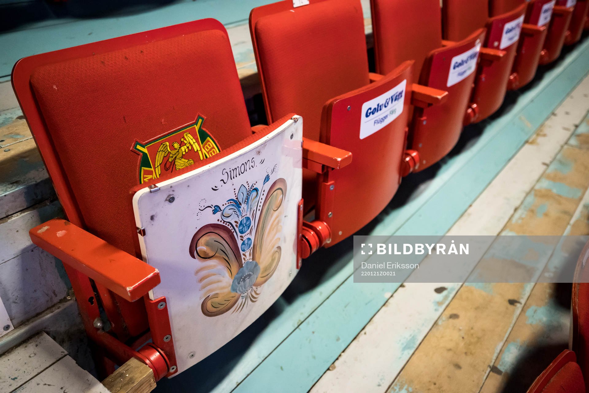 Simons plats i Smidjegrav Arena