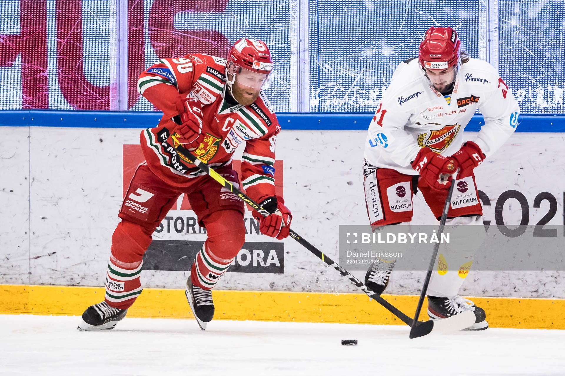 Moras Daniel Ljungren och Almtunas Johan Eriksson