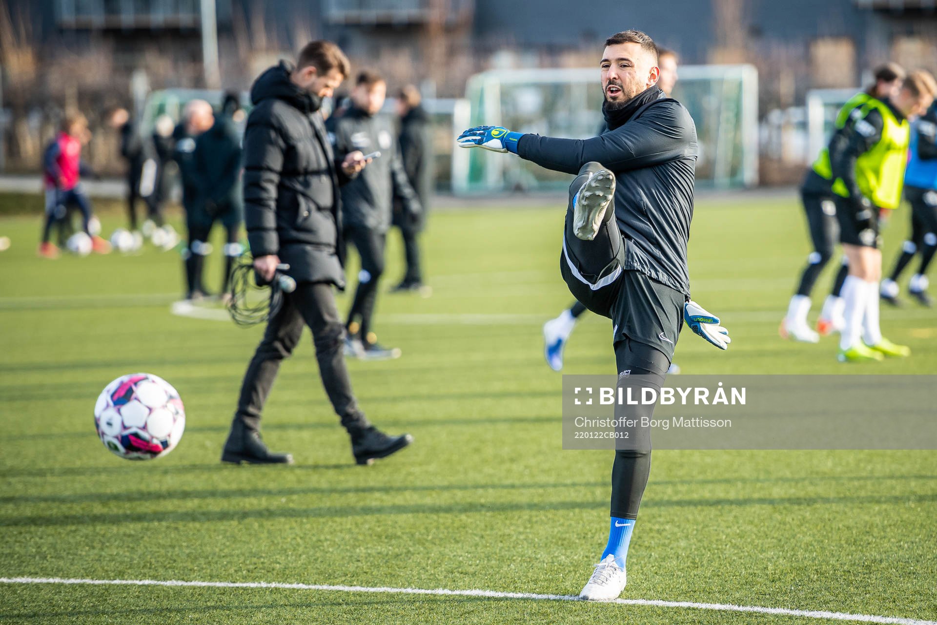 Landskronas målvakt Amr Kaddoura