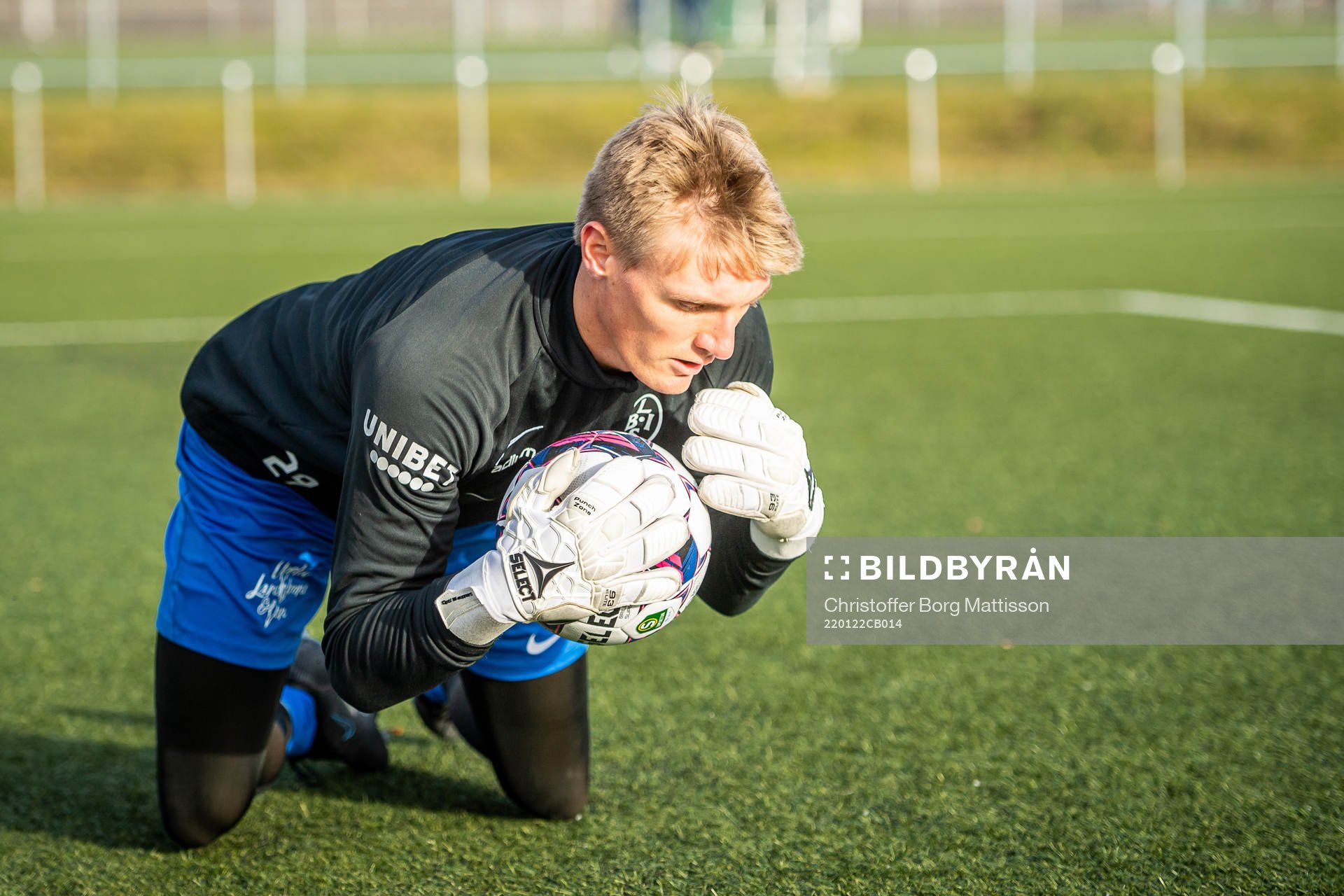 Landskronas målvakt Svante Hildeman